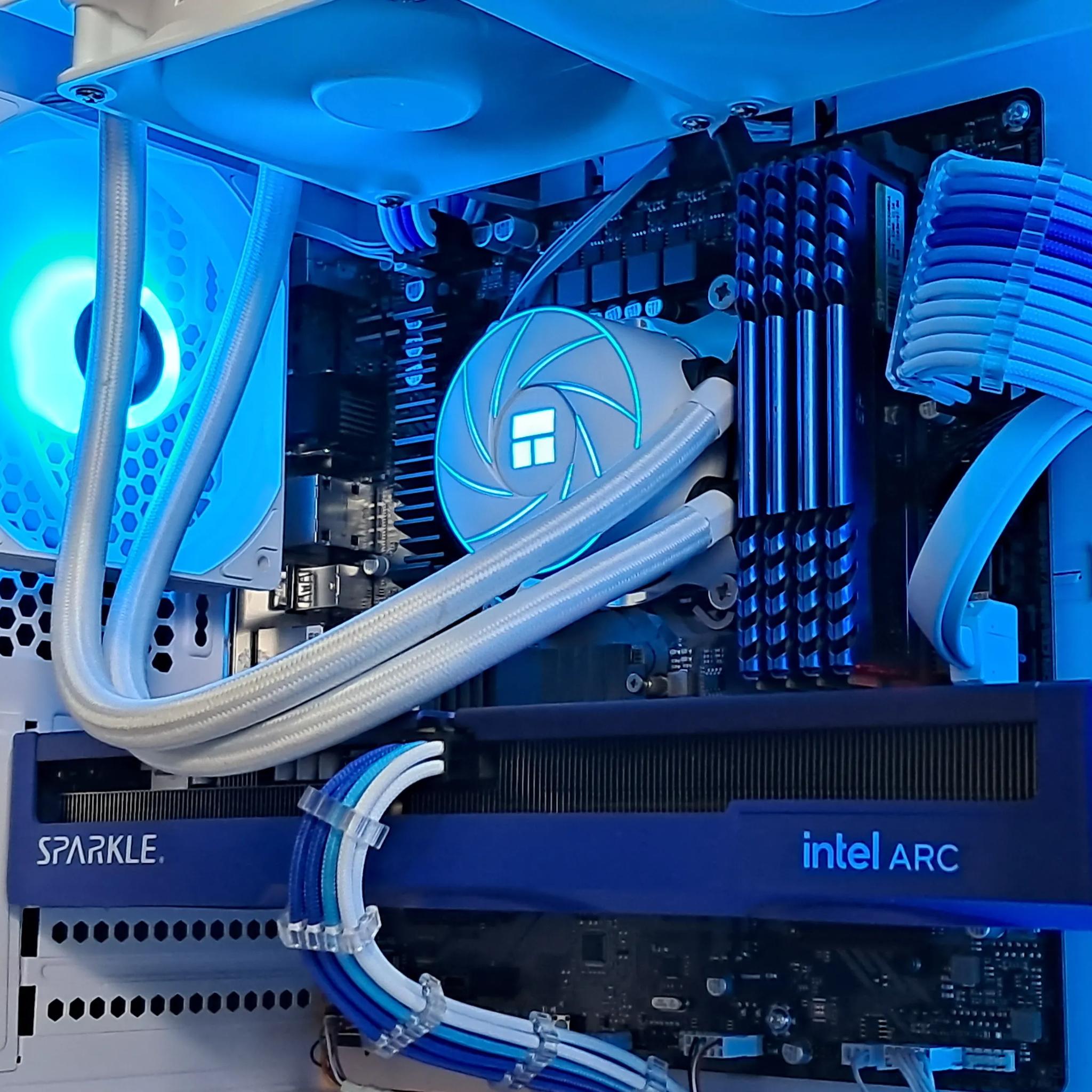 True Blue 1440p Gamer! Arc B580 | Core i5-14600K | 32GB DDR4 | 1TB NVMe SSD