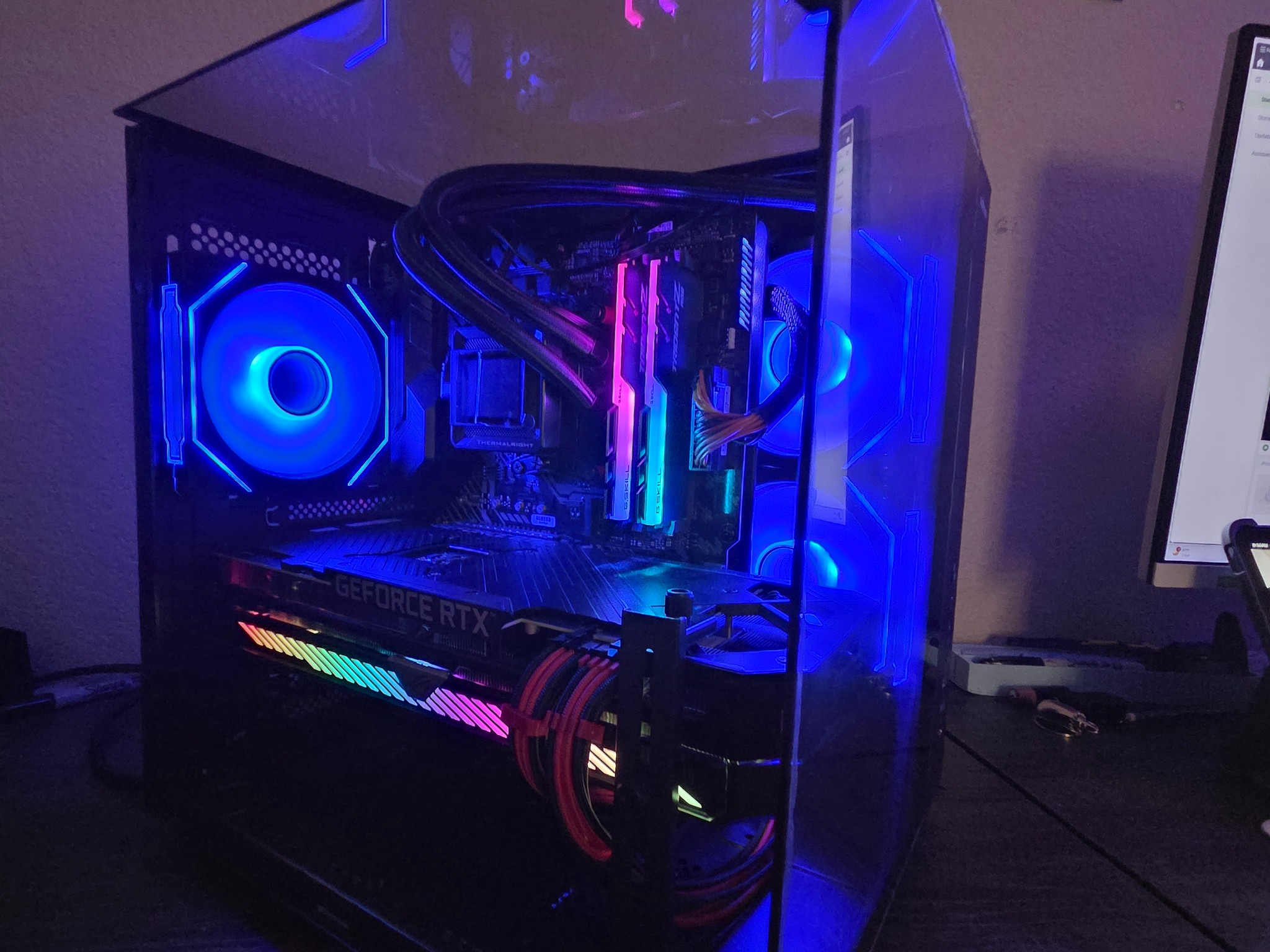 RGB gaming PC 3060TI ROG RYZEN 7 (Shadow)!