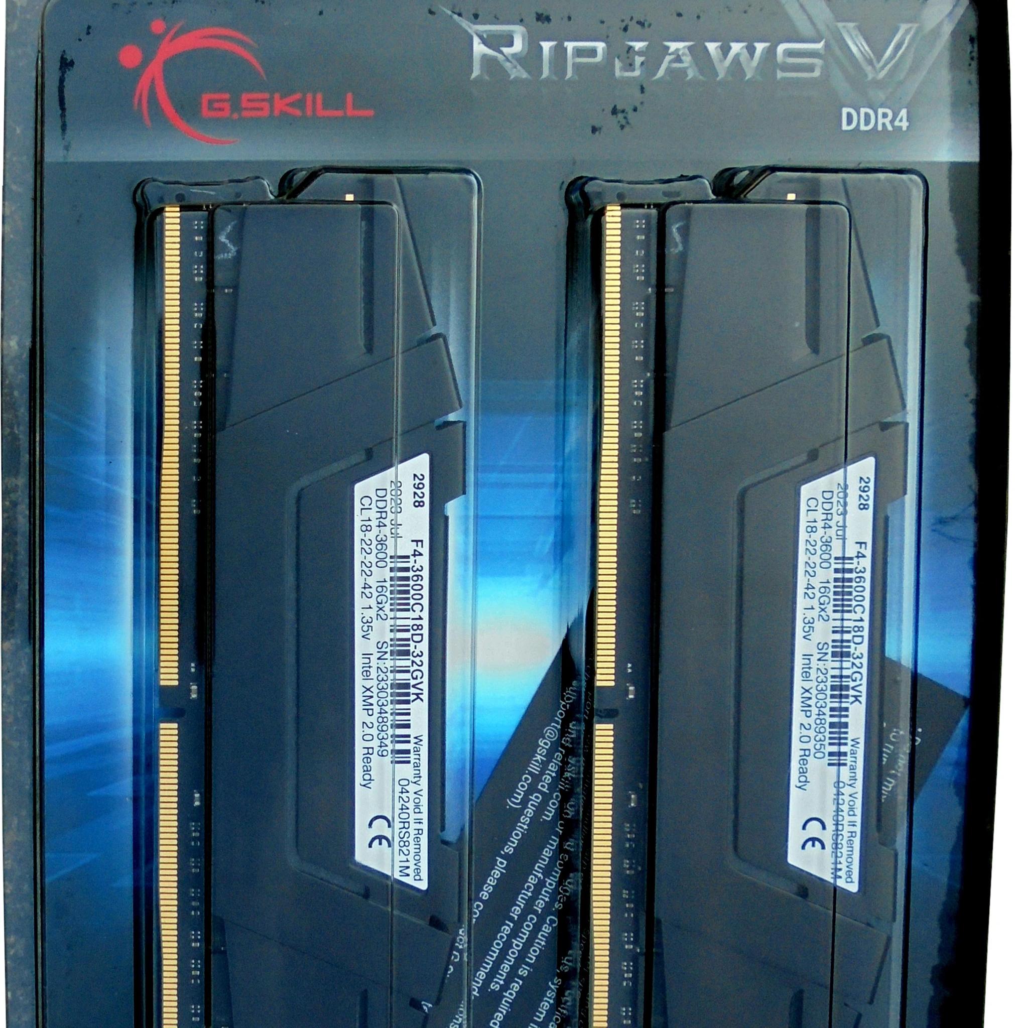 G.Skill Ripjaws DDR4-3600 32GB (16Gx2) F4-3600C18D-32GVK