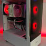 White RGB i7 Gaming PC (E3-1230 v2, 16GB RAM, RX 560, 256GB SSD/1TB HDD