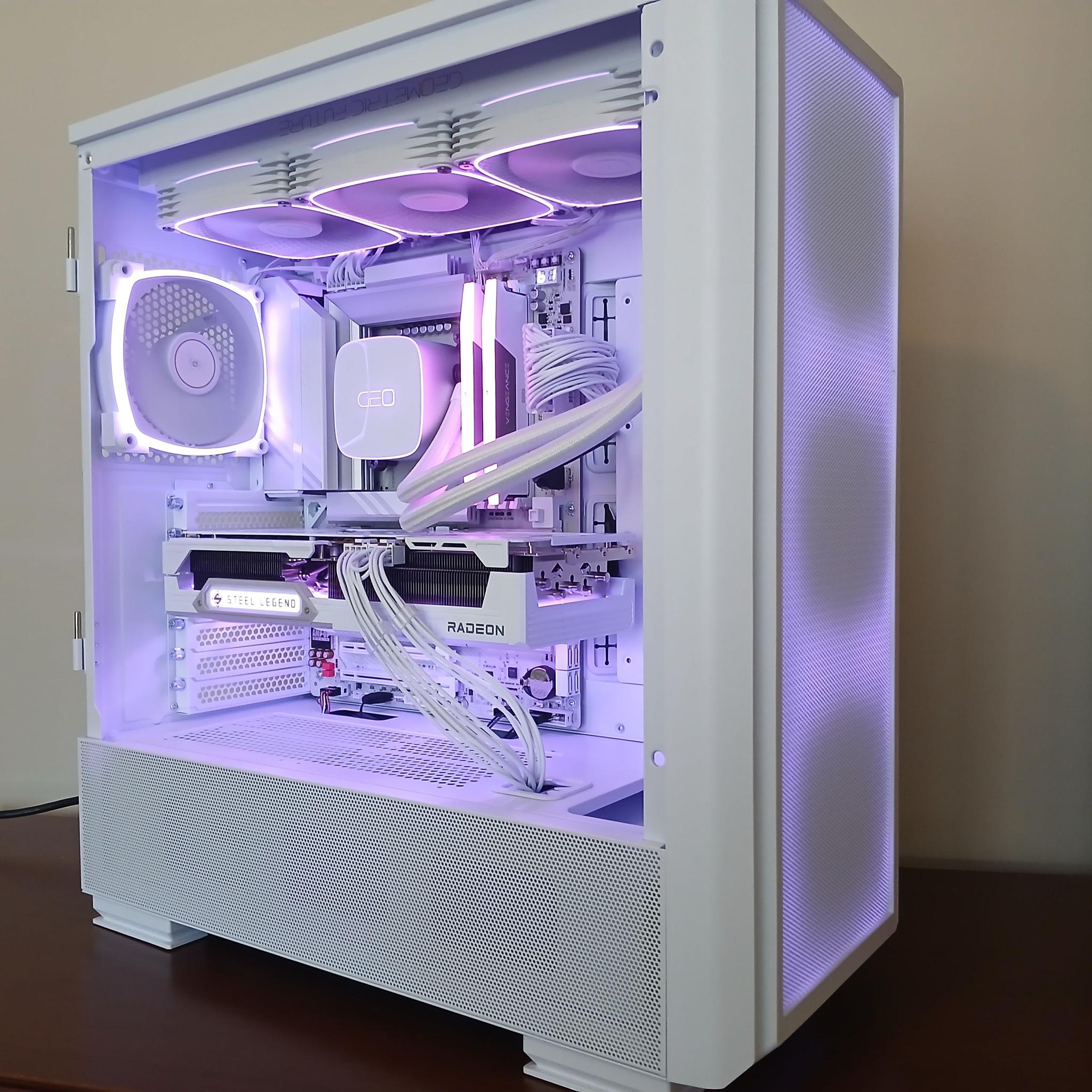 4K Frost White | RX 9070XT 16GB | Intel Core Ultra 7 265KF | 32GB RAM | 2TB SSD