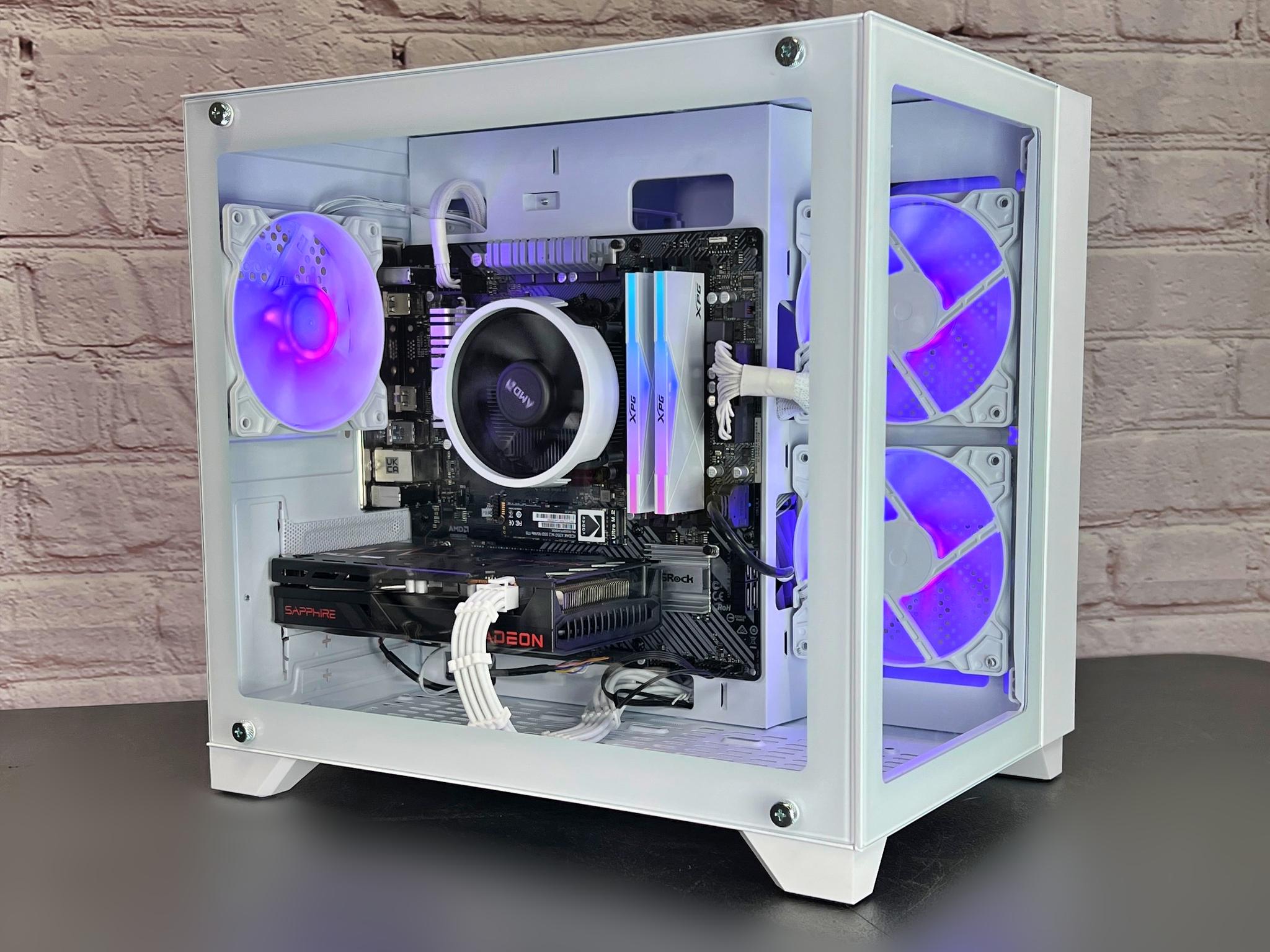 Ryzen 5 3600 RX 6600 16GB RAM 1TB M.2 Wifi 5 Bluetooth Window 10 Gaming PC