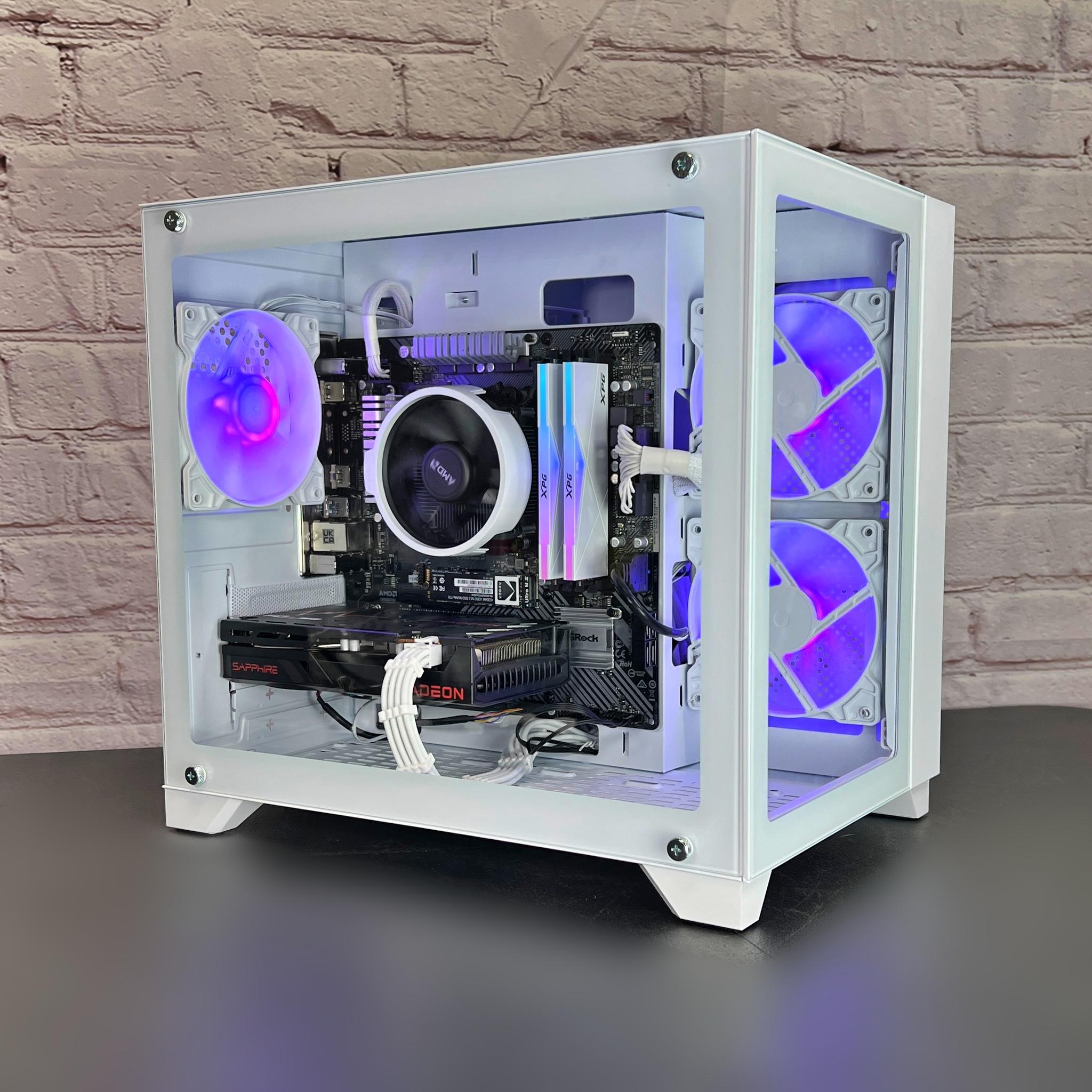 Ryzen 5 3600 RX 6600 16GB RAM 1TB M.2 Wifi 5 Bluetooth Window 10 Gaming PC