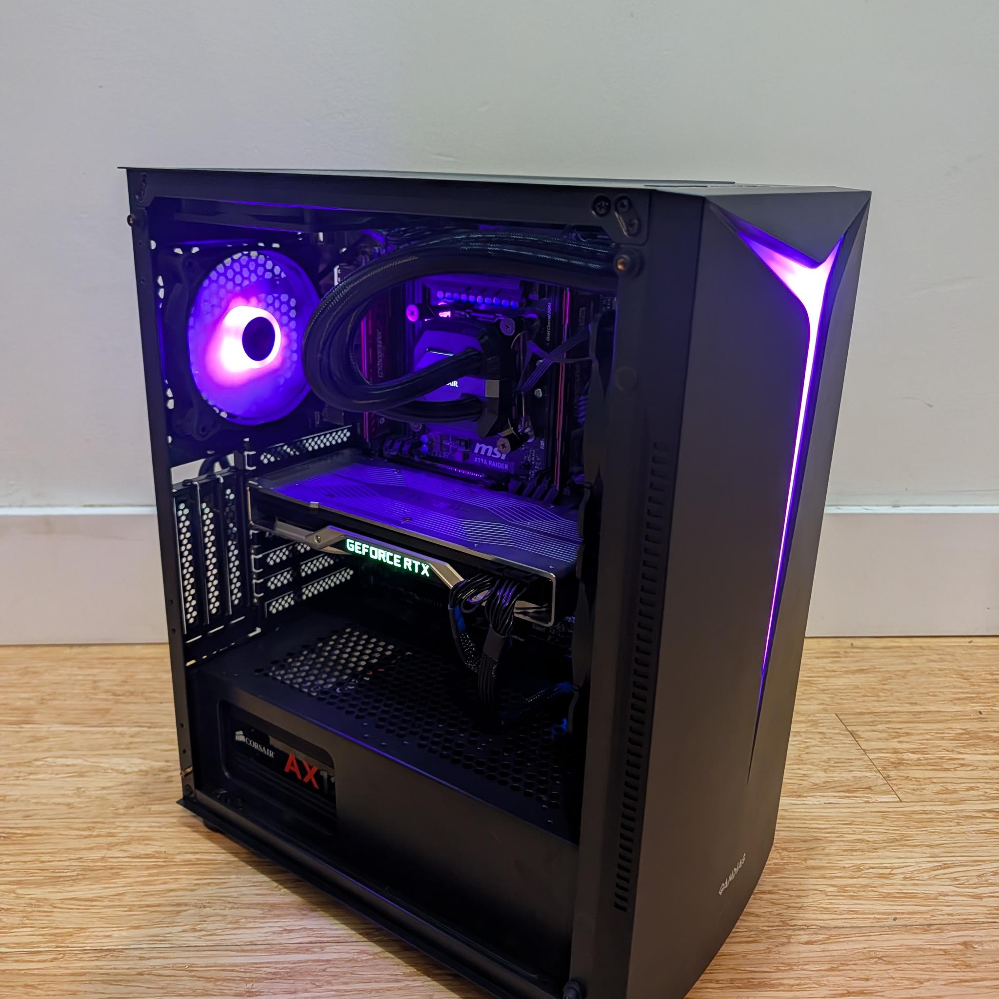 Gaming-PC | RTX 2080 TI FE | 32GB DDR4 | I7 6900K | 1.5TB | Corsair AIO | 1200W Corsair |