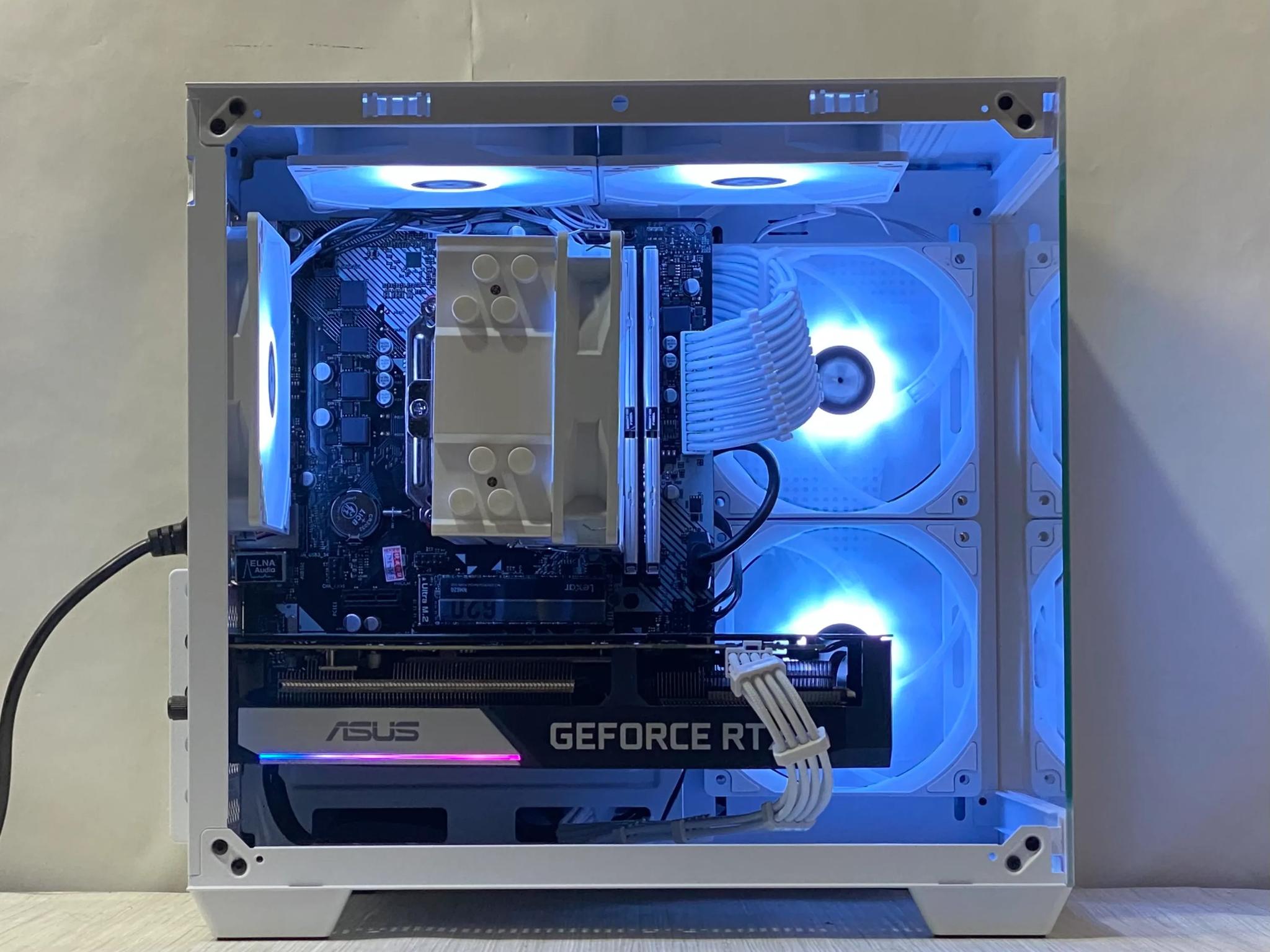 RTX 3060 Ti, Ryzen 5 5500, 16GB DDR4, 1TB NVMe SSD, WiFi - Custom Gaming PC