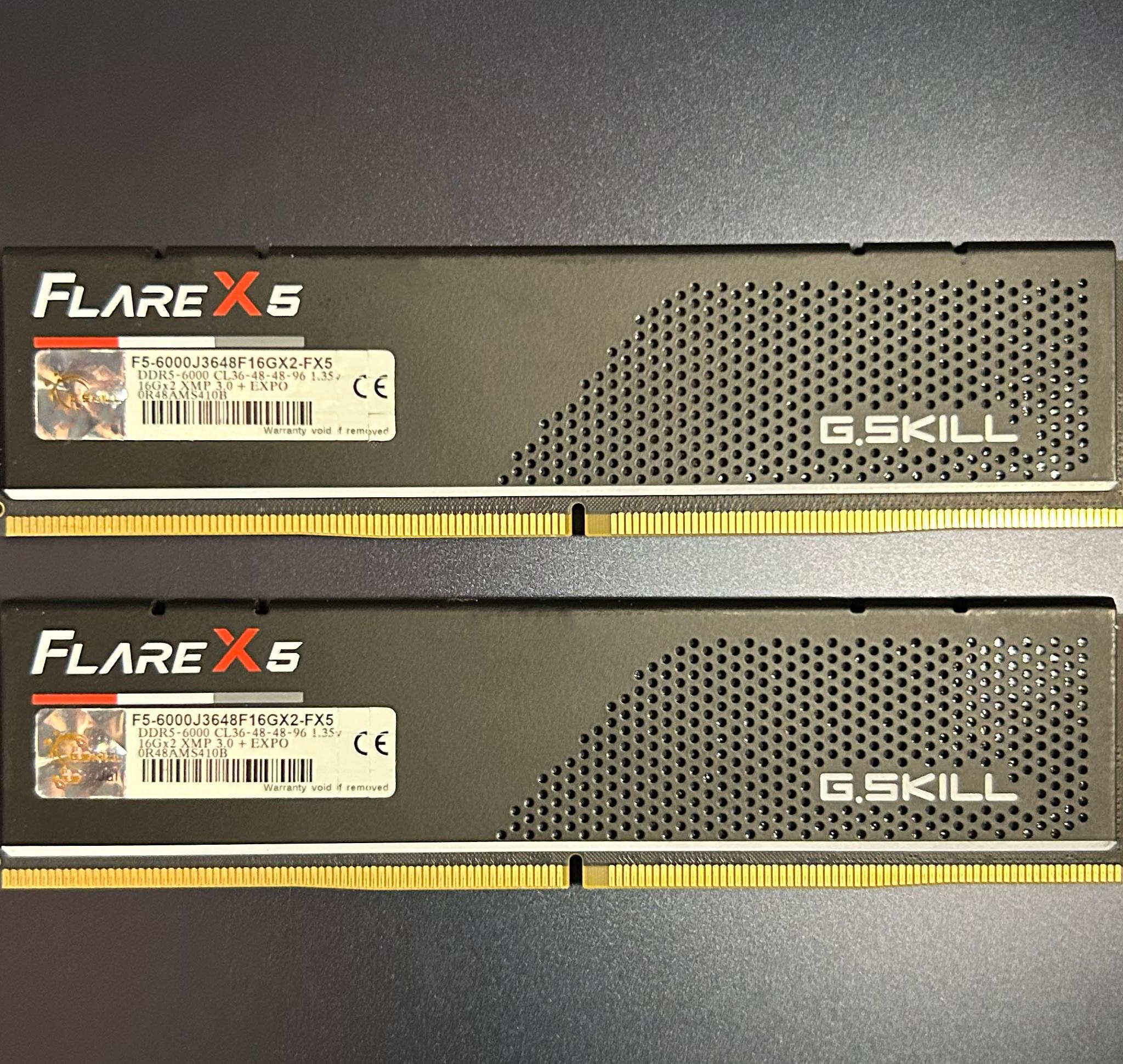 G.SKILL Flare X5 32GB (2 x 16GB) PC5-48000 (DDR5-6000) 36-48 Latency DIMM Memory