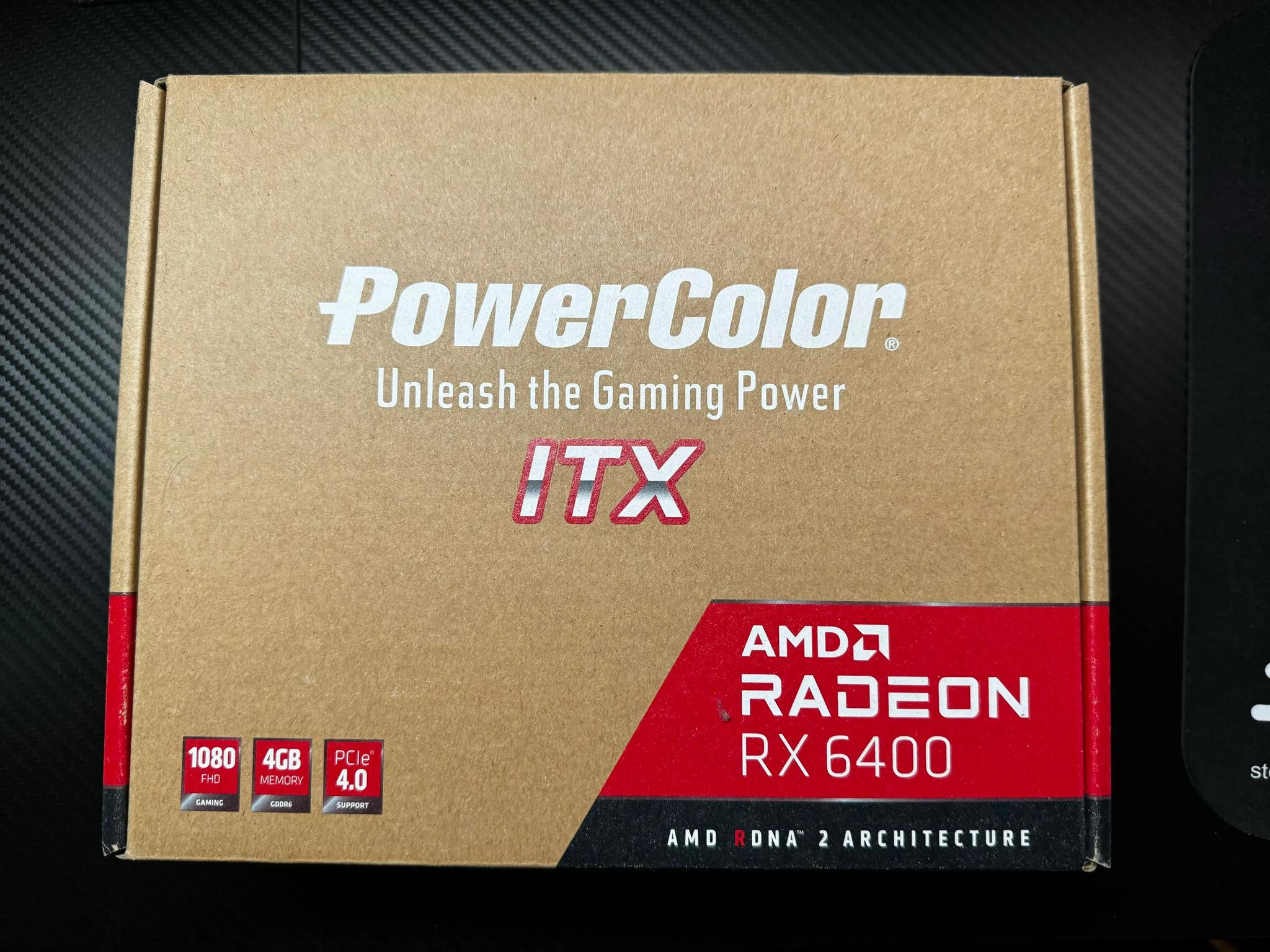 BNIB PowerColor AMD Radeon RX 6400 ITX Graphics Card with 4GB GDDR6 Memory