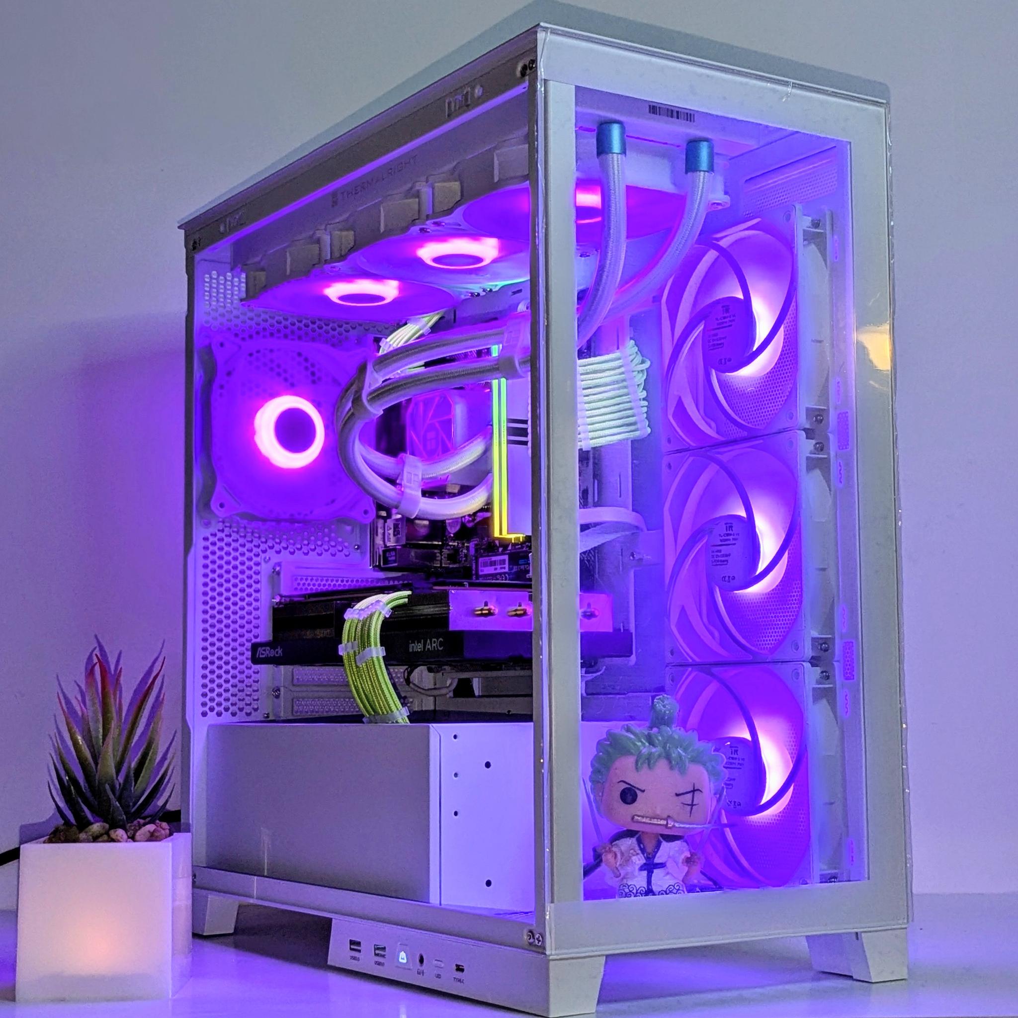 🗡️”Wano Arc”⚔️Gaming/Productivity⚪️Ryzen 5 4500⚪️*Intel Arc GPU*⚪️16GB ASGARD RAM⚪️1TB SSD⚪️700w PSU