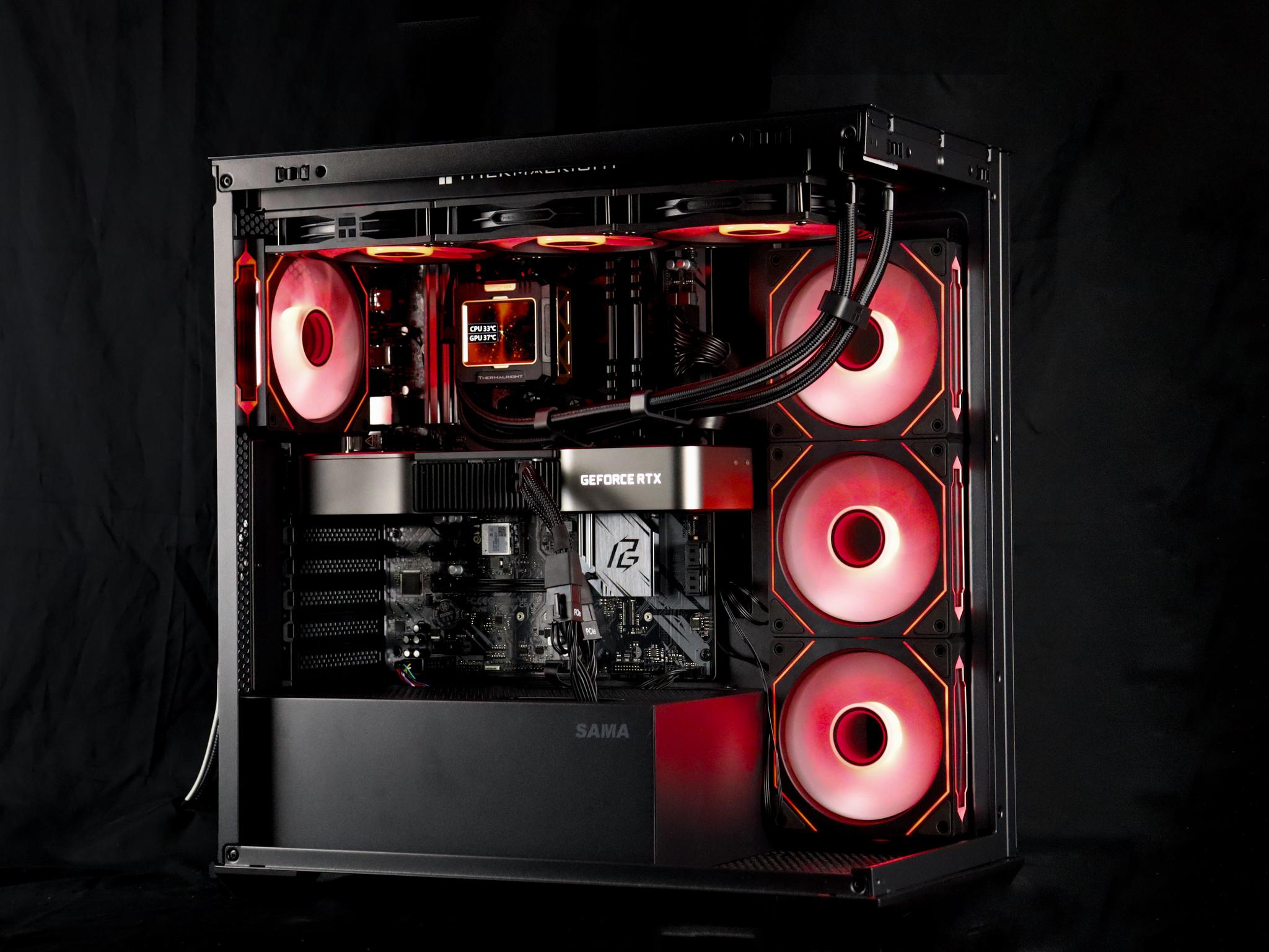 ⚜️♟️Obsidian Void V2 - 1440P Gaming PC | RTX 3080, Ryzen 9 3900X, 32GB RAM, 1TB NVMe SSD | ♟️⚜️