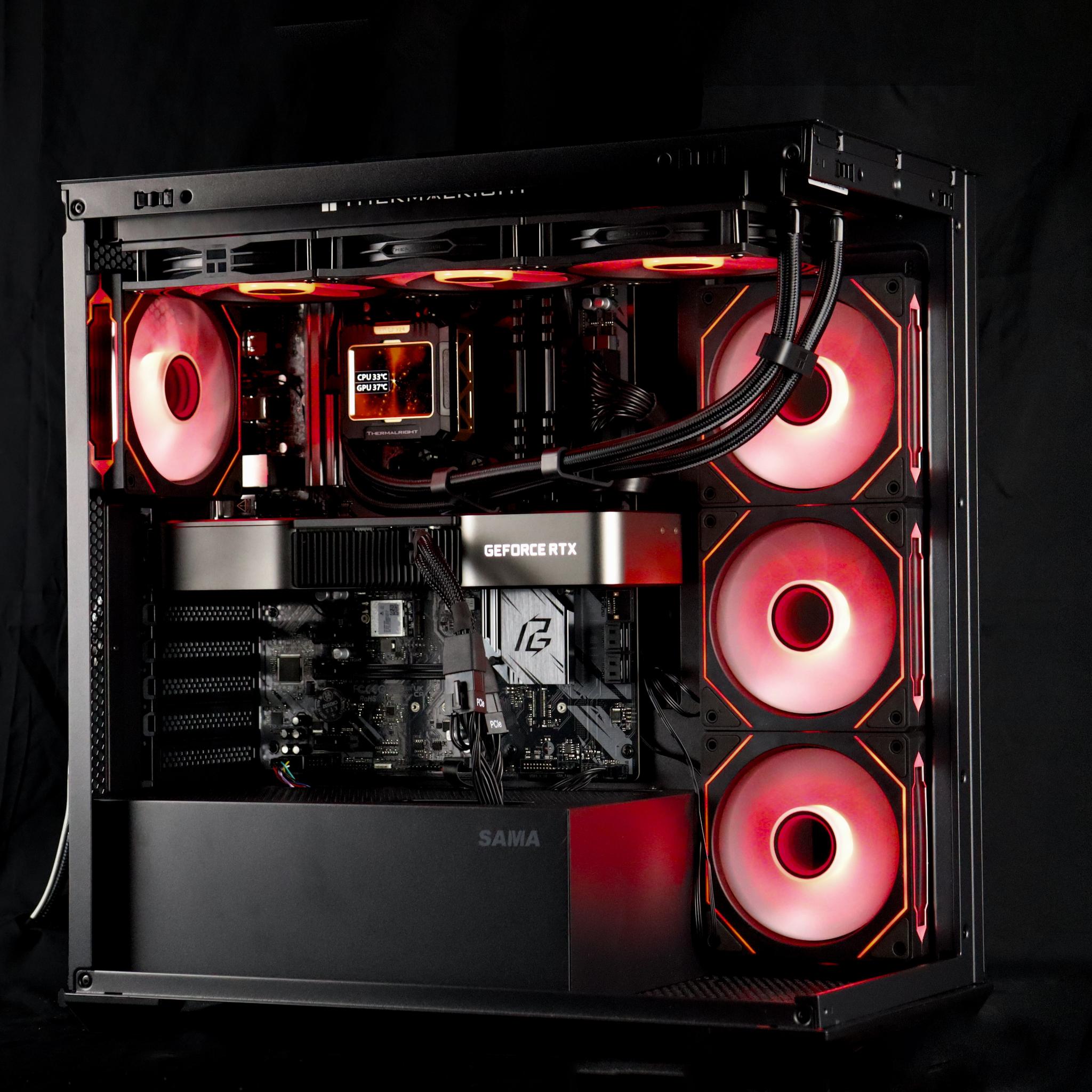 ⚜️♟️Obsidian Void V2 - 1440P Gaming PC | RTX 3080, Ryzen 9 3900X, 32GB RAM, 1TB NVMe SSD | ♟️⚜️