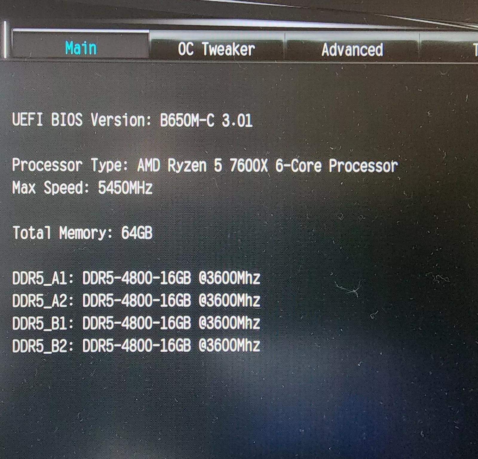 UPDATED BIOS ASRock B650M-C WIFI DDR5 AM5 MATX MOTHERBOARD