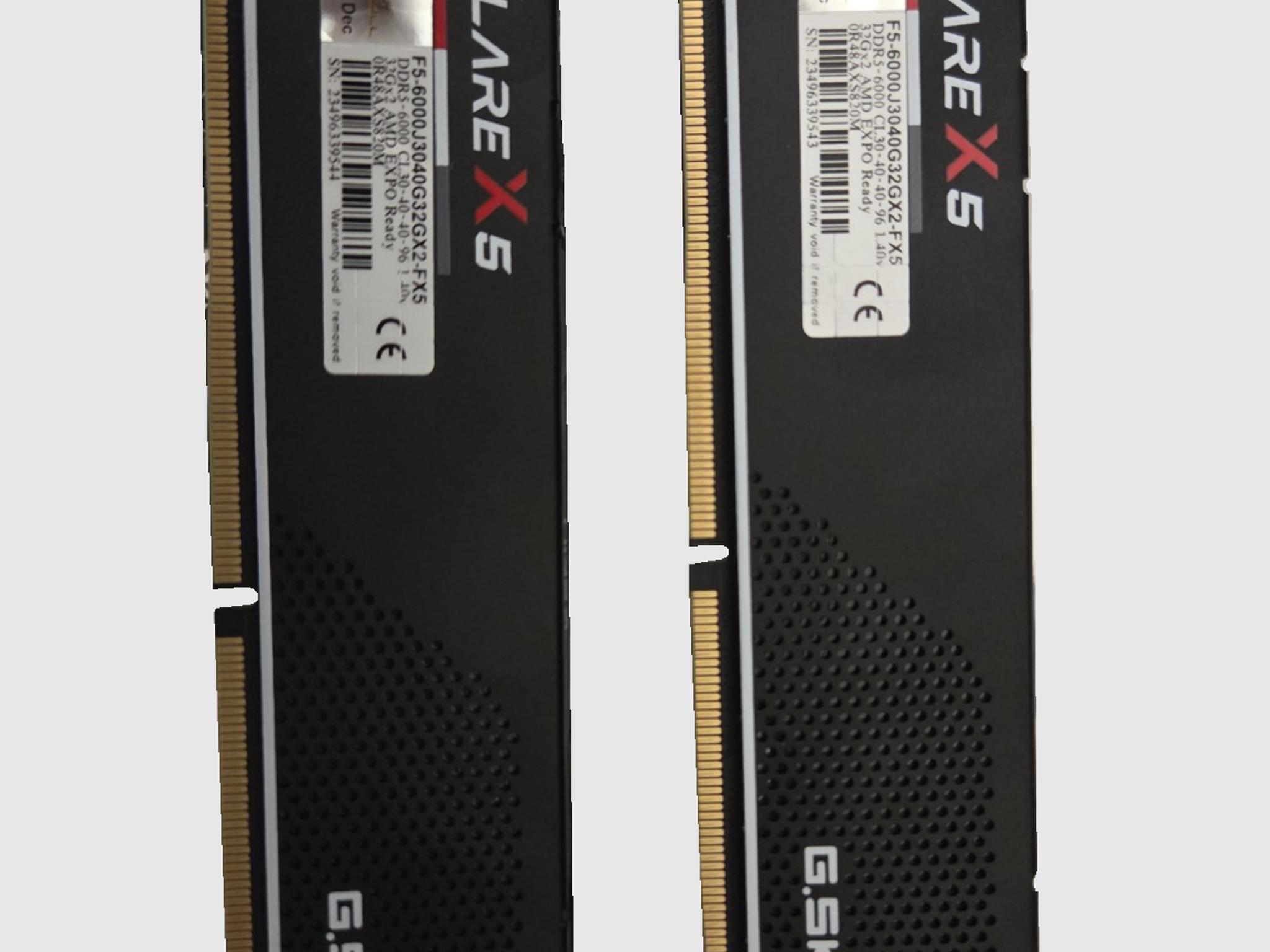 G.Skill AMD EXPO DDR5 RAM 64GB (2 x 32GB) 6000MT/s CL30-40-40-96