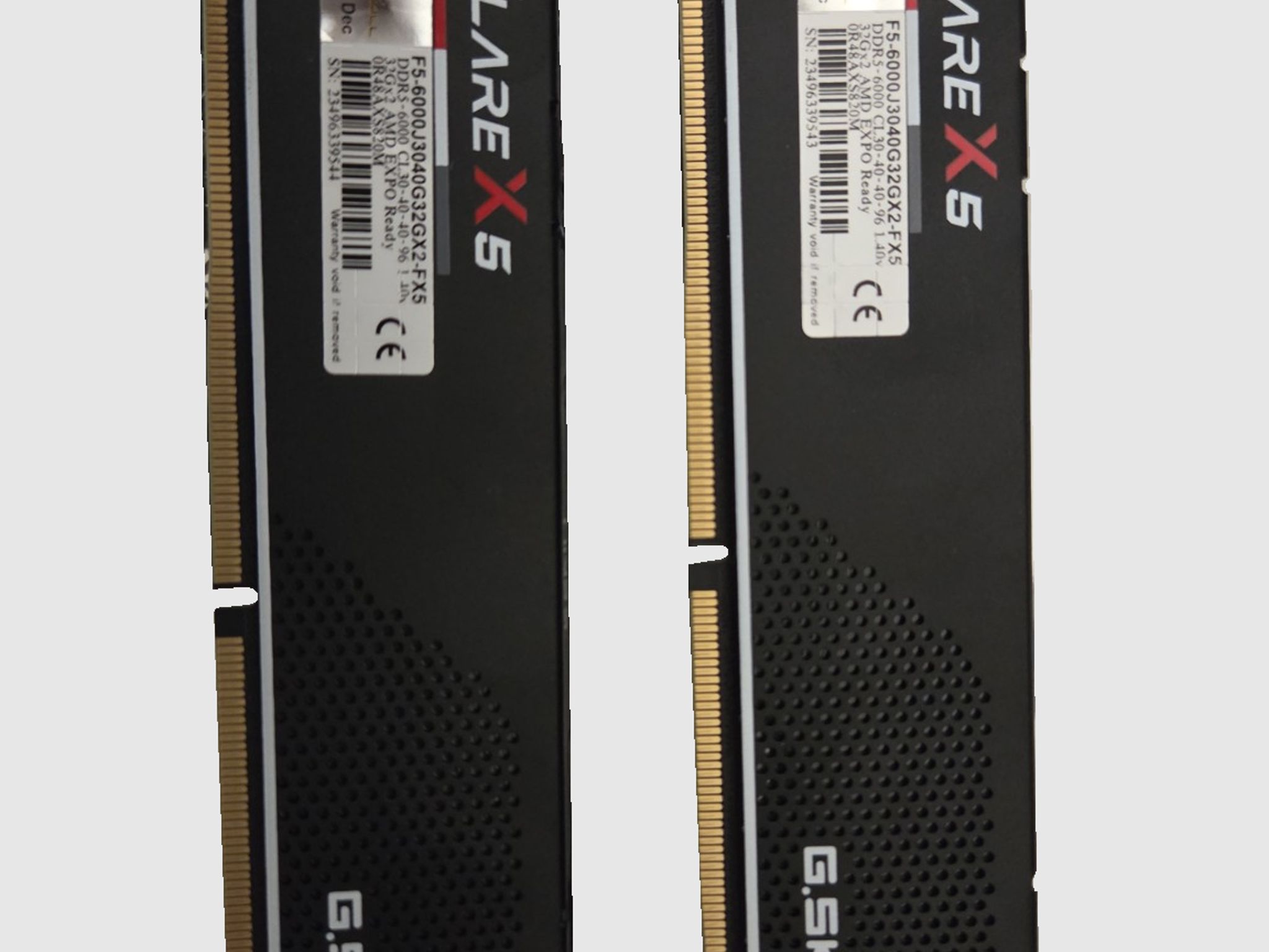 G.Skill AMD EXPO DDR5 RAM 64GB (2 x 32GB) 6000MT/s CL30-40-40-96