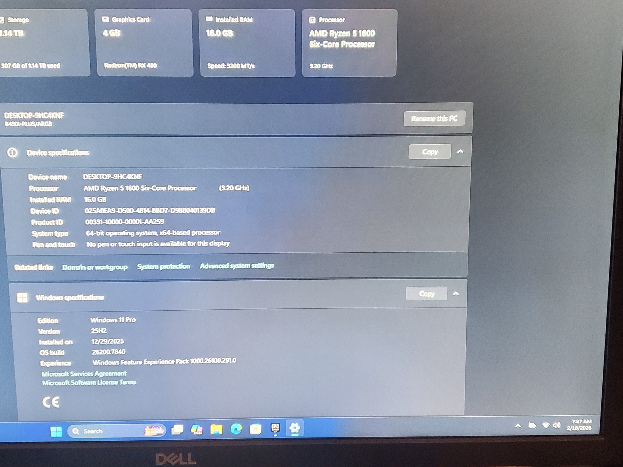 'Little Black Box' |Ryzen 5 1600af|RX 480|16gb|1.2tb Storage|iTX Build|