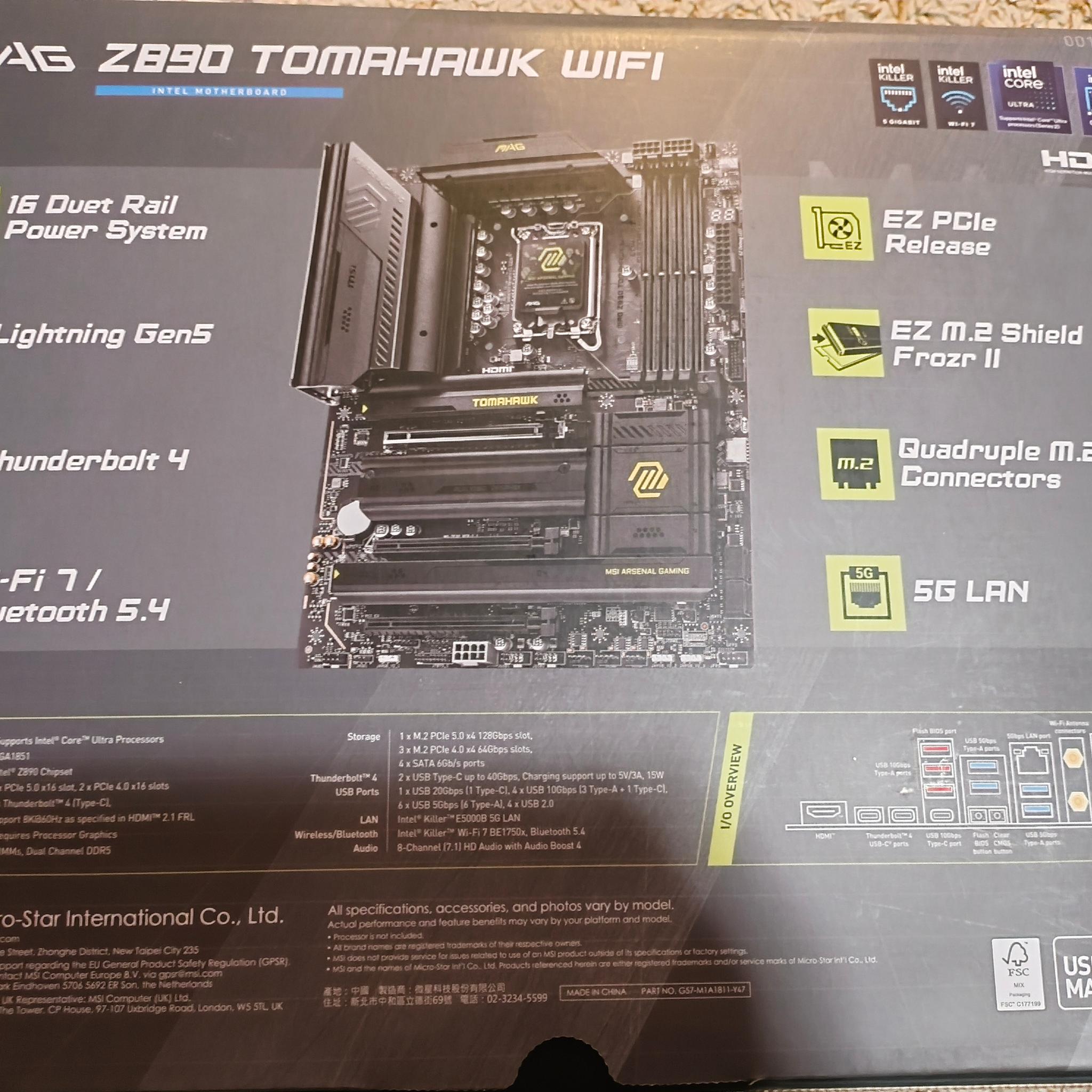 MSI MAG Z890 Tomahawk WiFi
