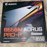 Gigabyte Aorus B550M Pro-P M-ATX AM4 Motherboard - w/ free ssd heat sink- Used 1 month - Bios F14