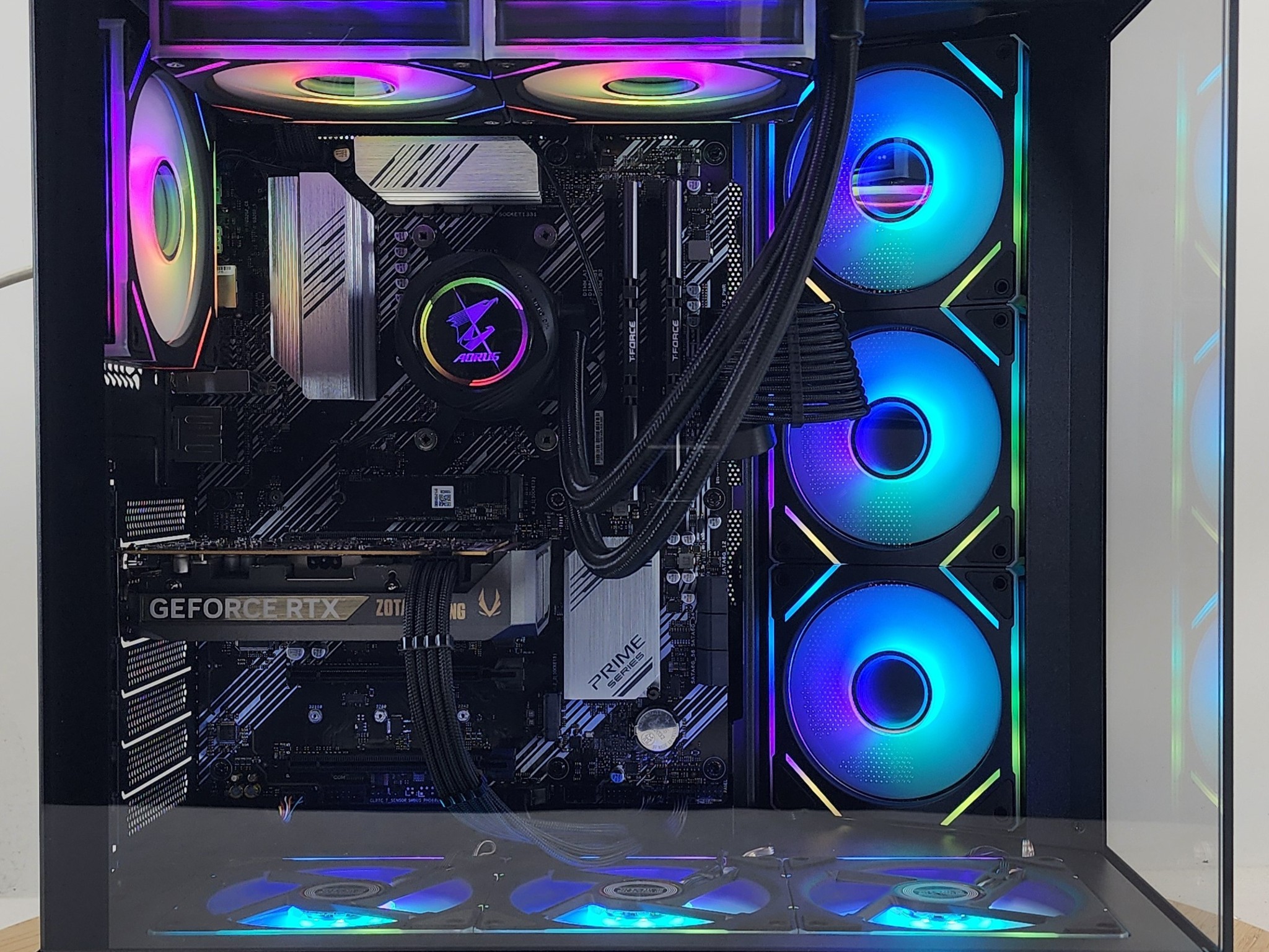 Gaming PC Ryzen 7 5700X 16GB RAM 1TB SSD RTX 5060  8GB Windows 11 Computer