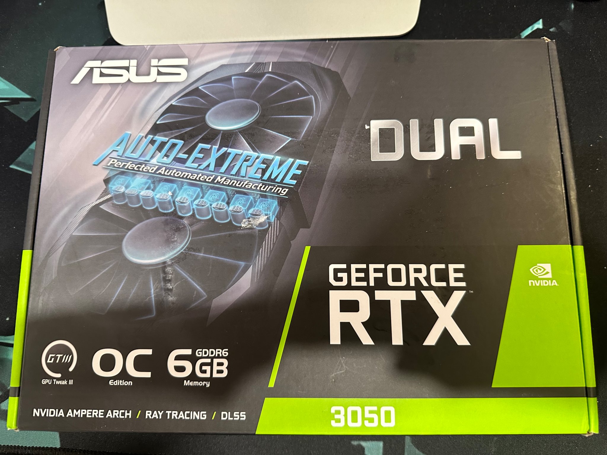 ASUS Dual NVIDIA GeForce RTX 3050 6GB OC Edition Gaming Graphics Card