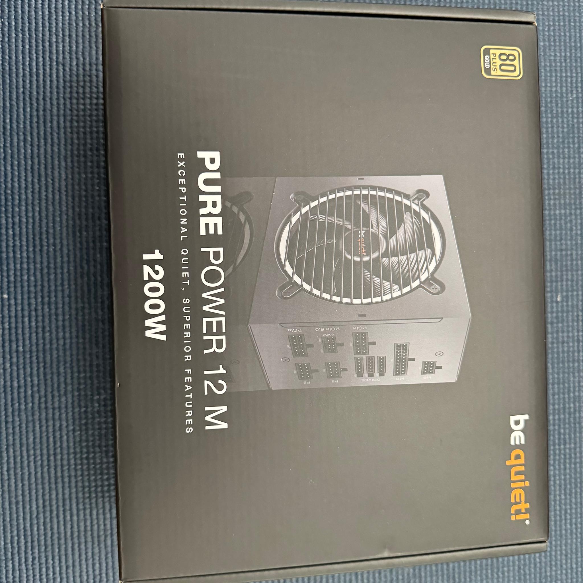 be quiet! BN513 Pure Performance Power 12 M 1200W Modular Quiet Performance Power Supply