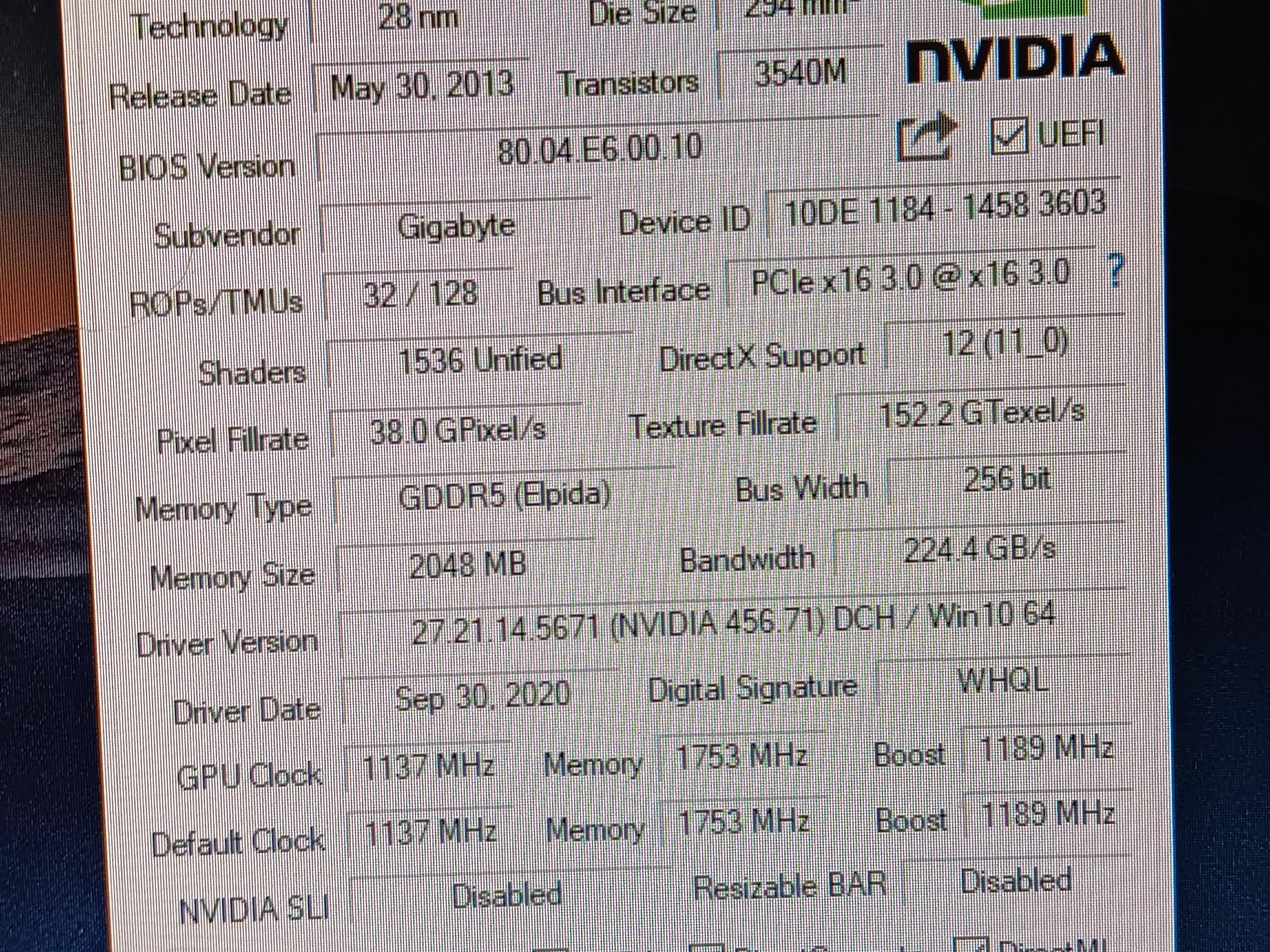 Gigabyte Windforce GeForce GTX-770 2GB GDDR5 GPU