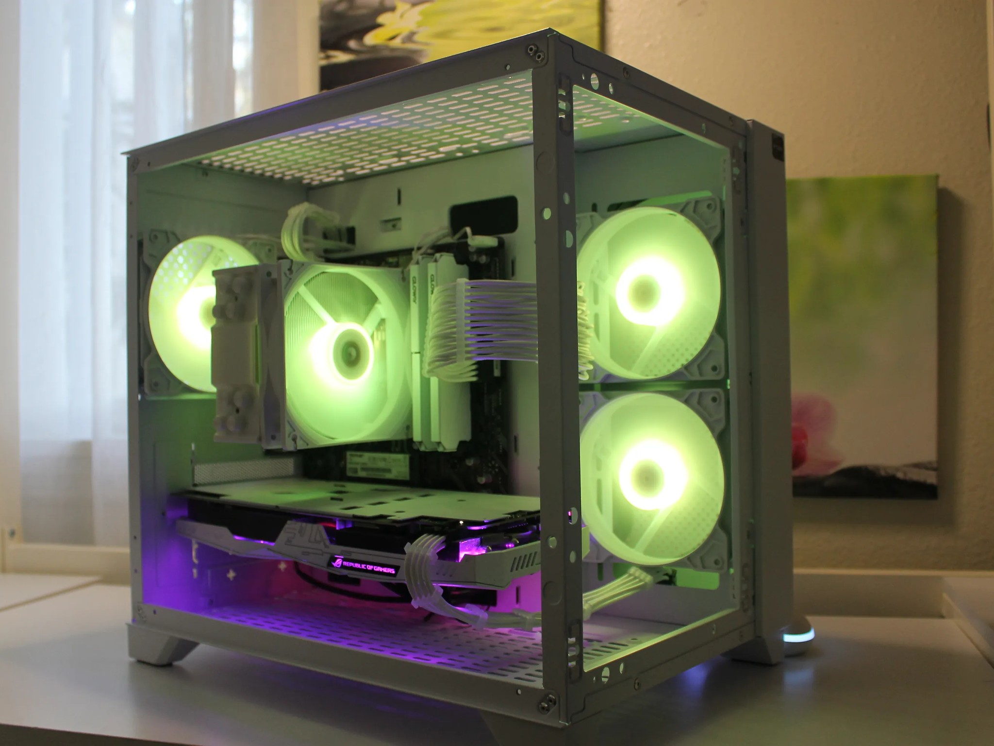 🤍💜1080p MONSTER |Gaming PC | Ryzen 7 | ROG | RGB | WI-FI🤍💜