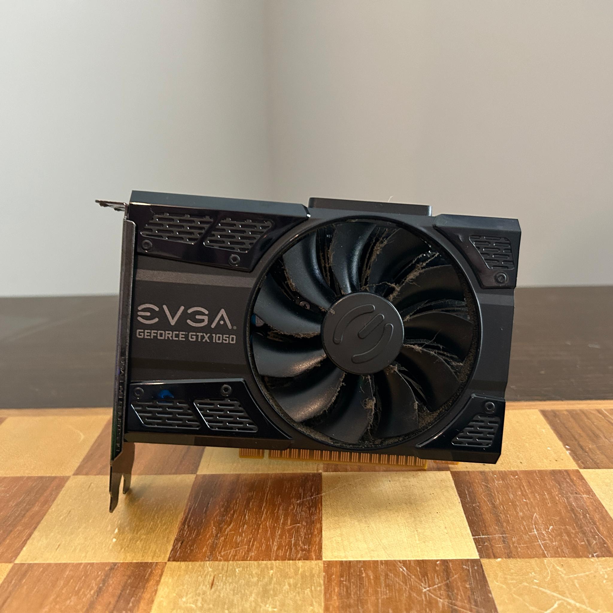 EVGA GTX 1050 2GB **No PCIE power cable required**