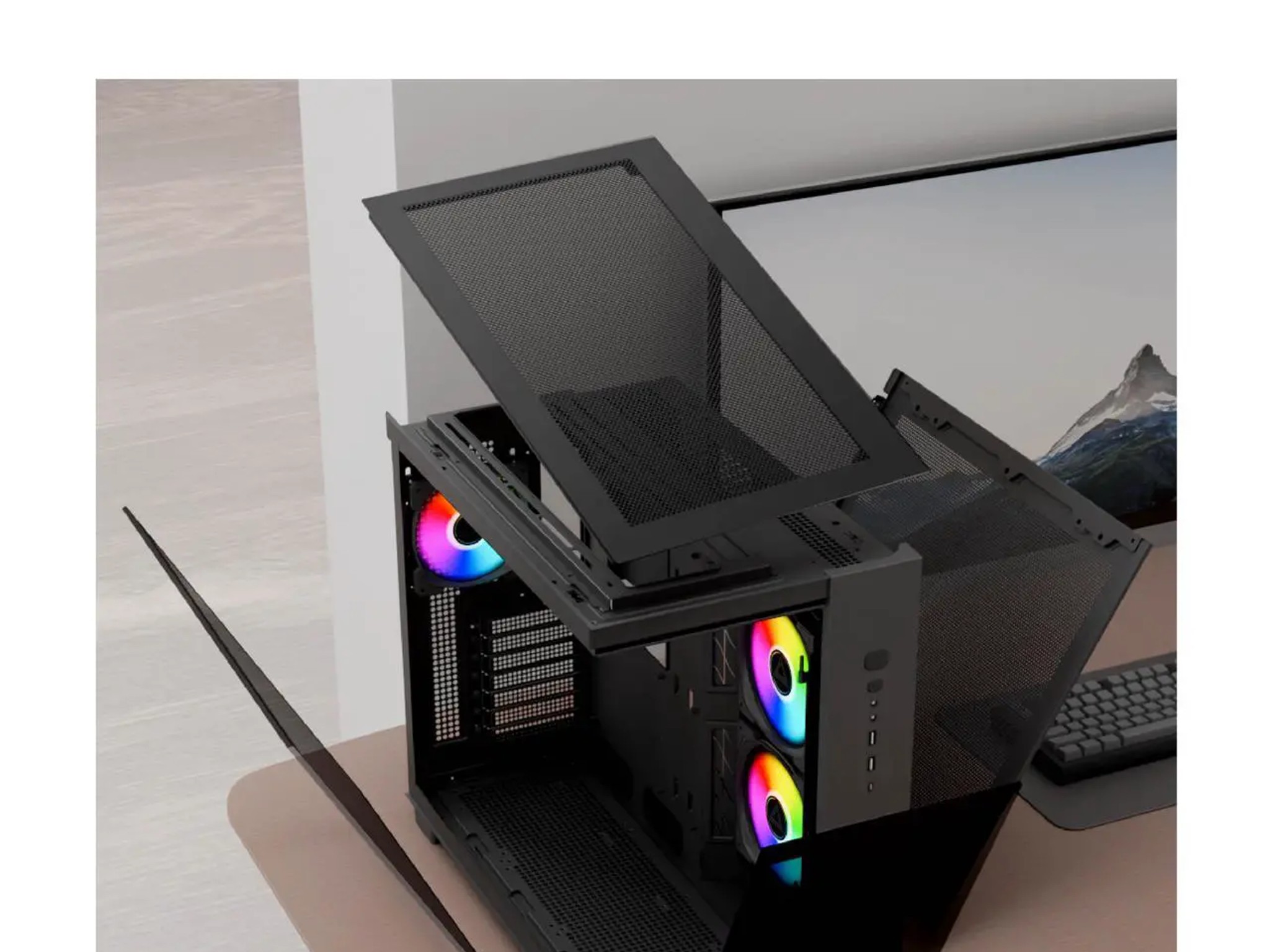👑 MONTECH KING 65 PRO ATX Mid Tower Gaming Case | Brand New, Unused