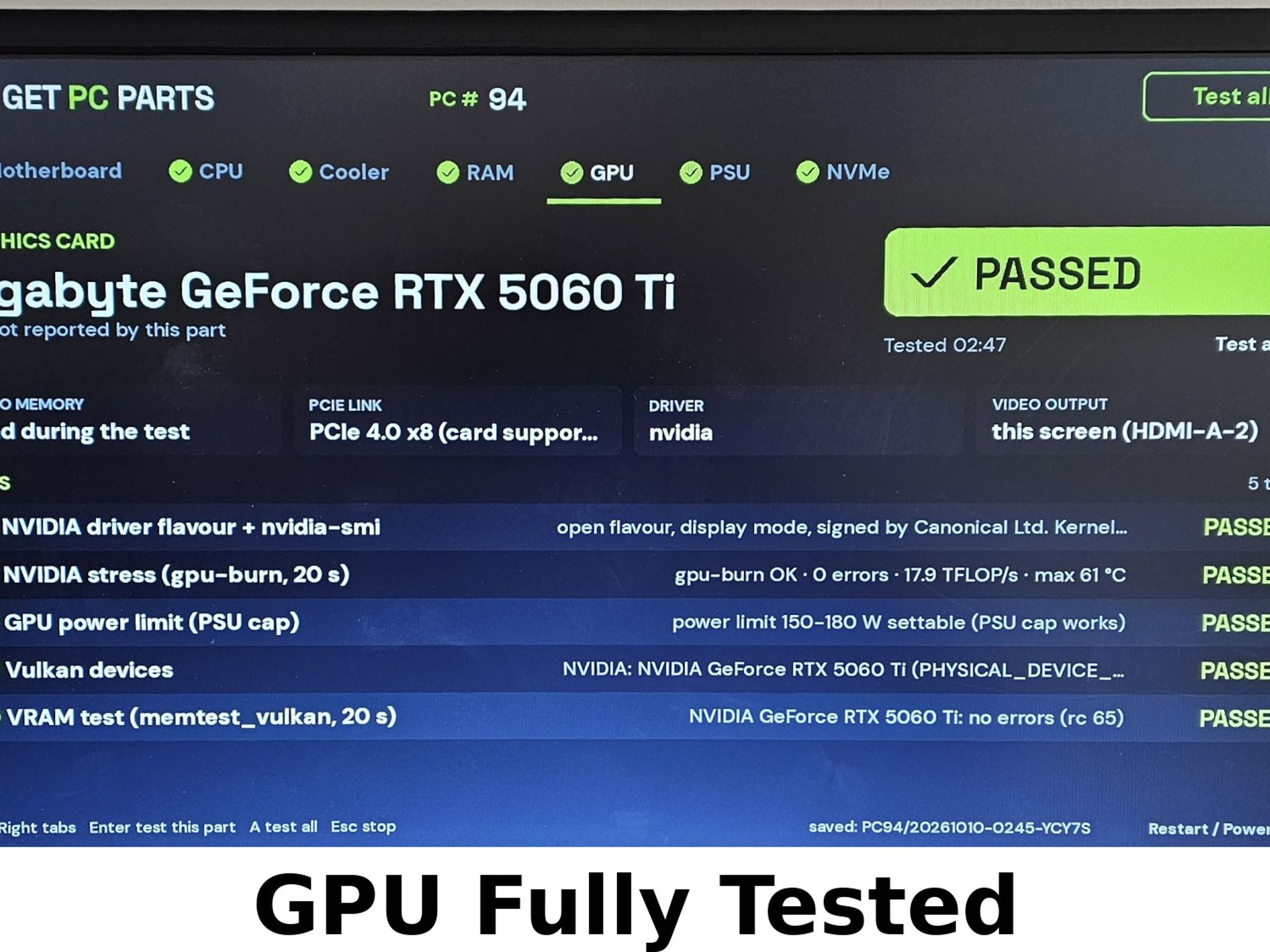 RTX 5060 Ti Gigabyte WINDFORCE OC 16GB