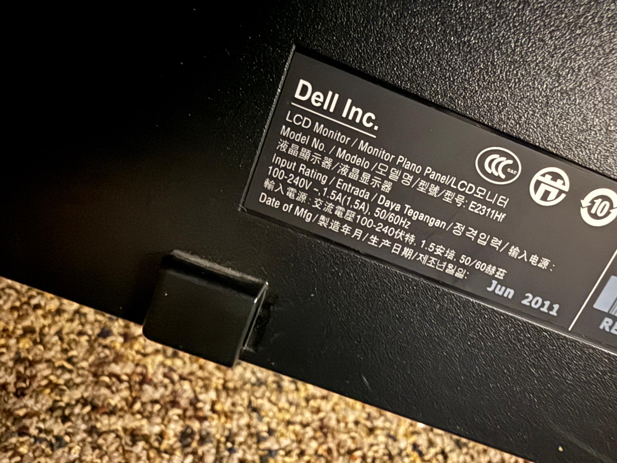Dell E2311HF 23 inch Widescreen LCD Monitor