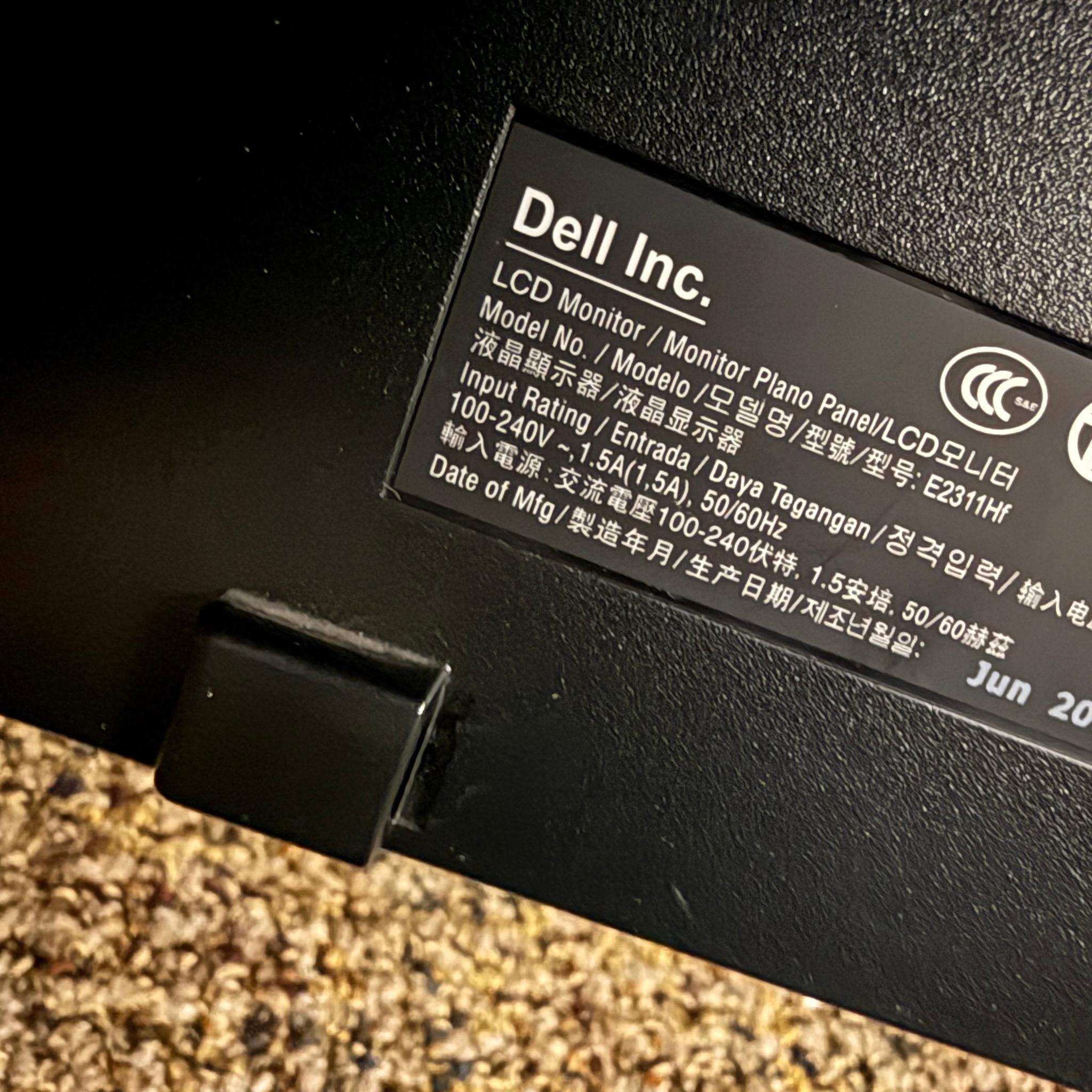 Dell E2311HF 23 inch Widescreen LCD Monitor