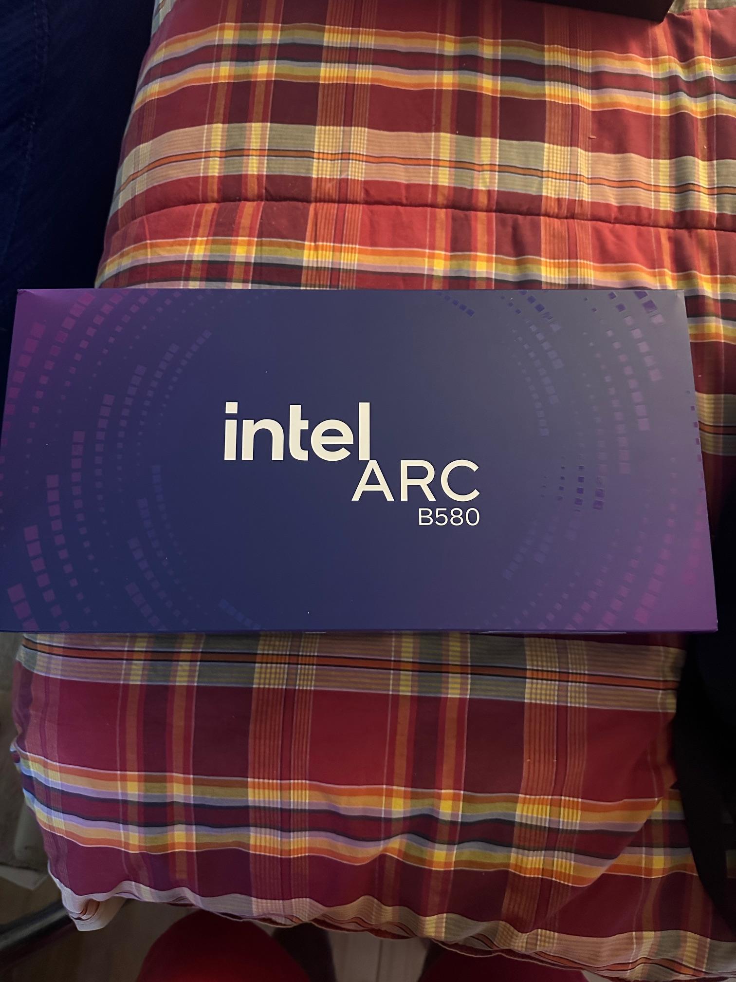 BRAND NEW IN BOX NEVER OPENED SEALED INTEL ARC B580