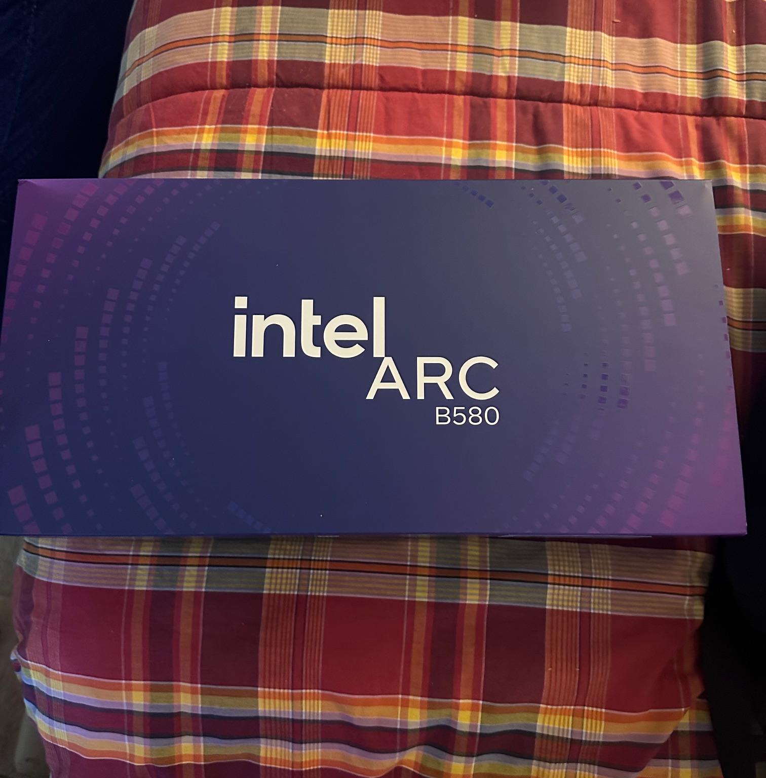 BRAND NEW IN BOX NEVER OPENED SEALED INTEL ARC B580