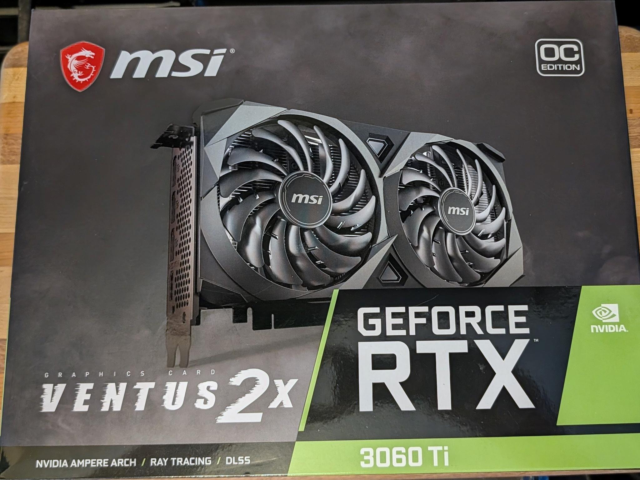 RTX 3060TI MSI VENTUS 2X OC Nvidia Geforce
