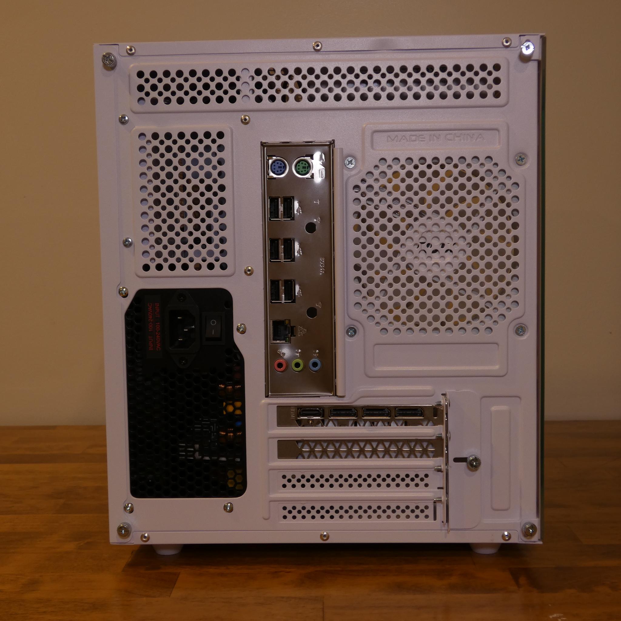 Custom All White Gaming PC | RX 580 8GB | Xeon 12-Core | 32GB RAM | 1TB NVMe SSD | RGB