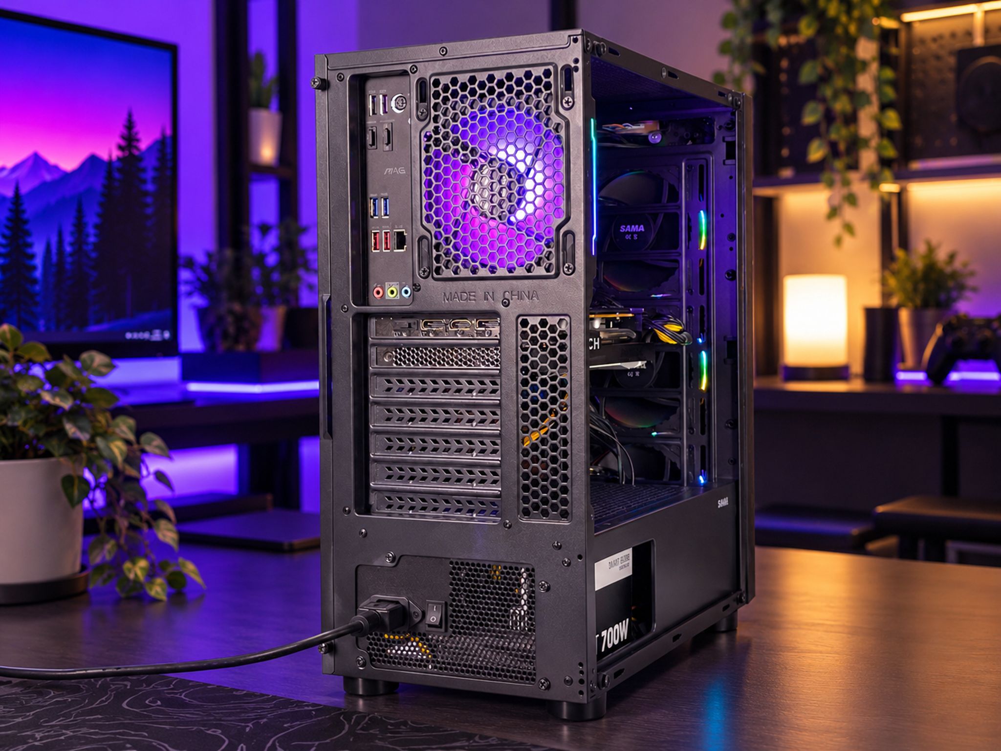 ⚫✨GRAPHITE Gaming PC | RX 6650 XT | i5-12400F | 16GB DDR4 | 1.5TB TOTAL | WiFi + BT | FREE SHIP