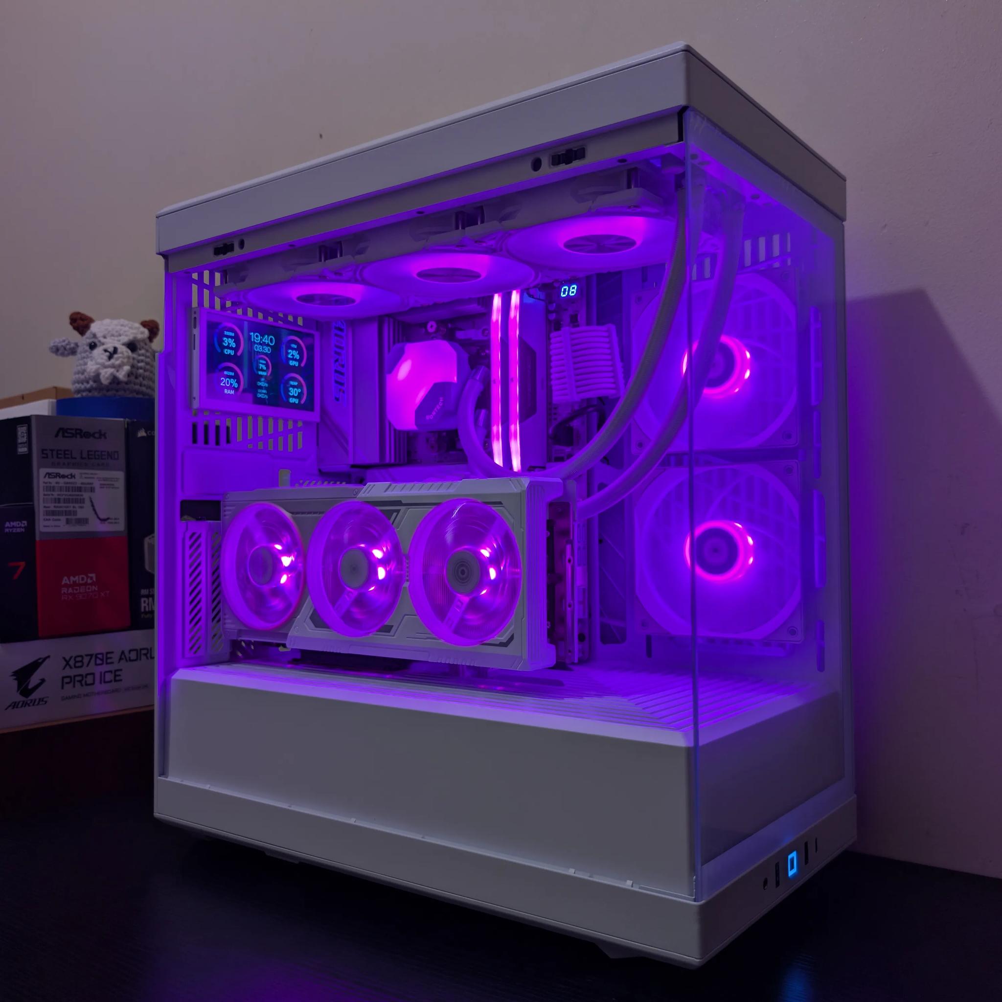 🐻‍❄️ 4K Gaming Beast | RX 9070XT | Ryzen 7 9700X | 2TB SSD | 32GB RAM | WiFi 6 & Bluetooth 🐻‍❄️