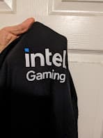 New Open Box Intel Gaming Black History Month 2022 T-Shirt, X-Large, Black