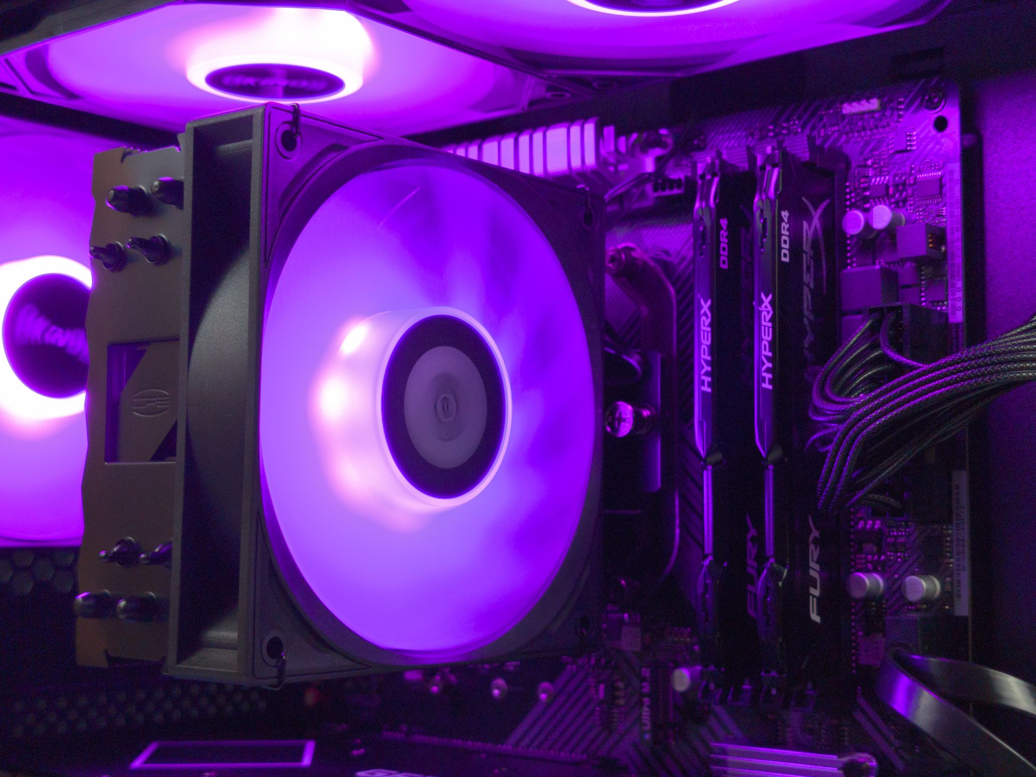 💜🖤 RTX 3060Ti / Ryzen 5 3600 / 16GB Gaming PC 🖤💜