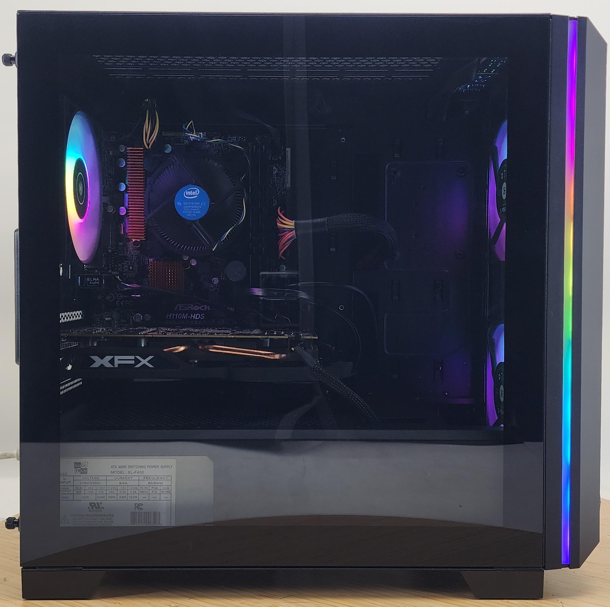 Gaming PC i5-6500 16GB RAM 240GB SSD + 1TB HDD RX 470 8GB Win 11 Computer