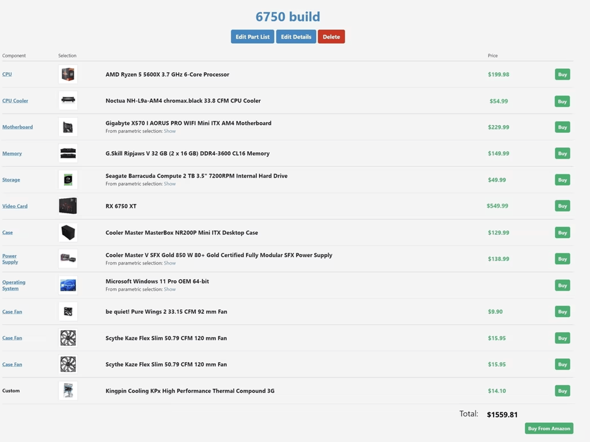 Mini ITX Gaming PC Ryzen 5600X New in Box AMD Radeon RX 6750X Gen4 VR Ready Brand New Build