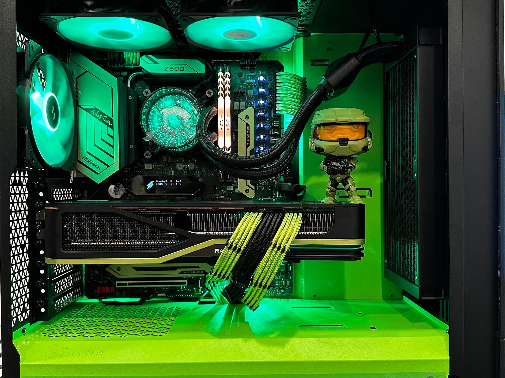  Halo ||Extreme Gaming PC-AMD RX 6900XT 16GB-Intel  i9-10900K 10 Cores -32GB DDR4 RAM- 1 TB NVME SSD
