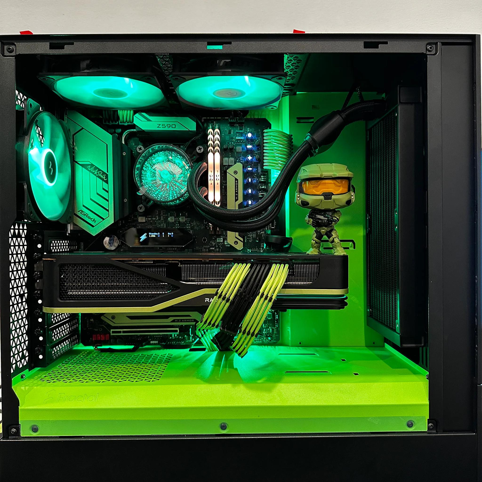  Halo ||Extreme Gaming PC-AMD RX 6900XT 16GB-Intel  i9-10900K 10 Cores -32GB DDR4 RAM- 1 TB NVME SSD
