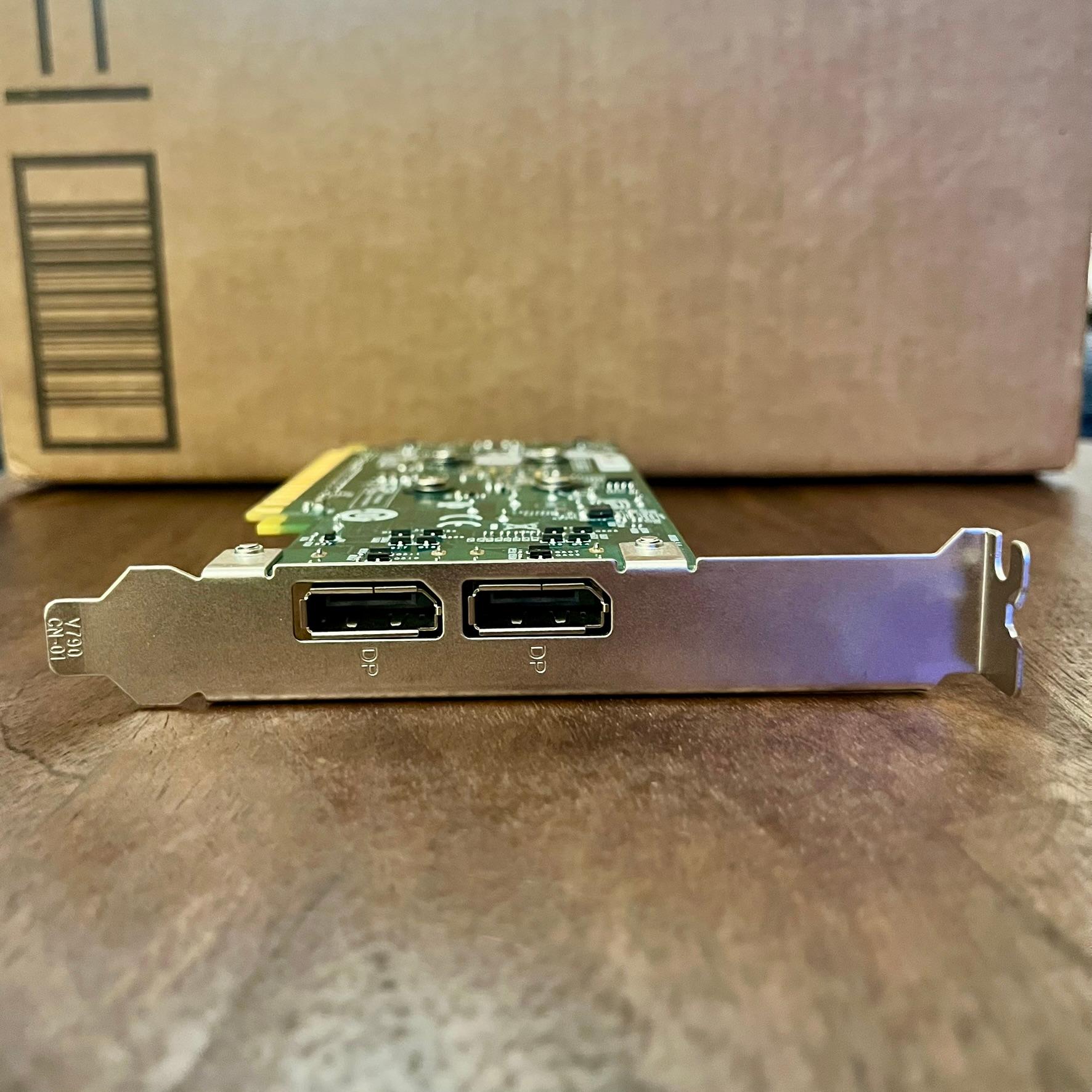 Nvidia GeForce GT 730 GPU, 2GB DDR3, 2x Display Port, manufactured by MSI for Dell