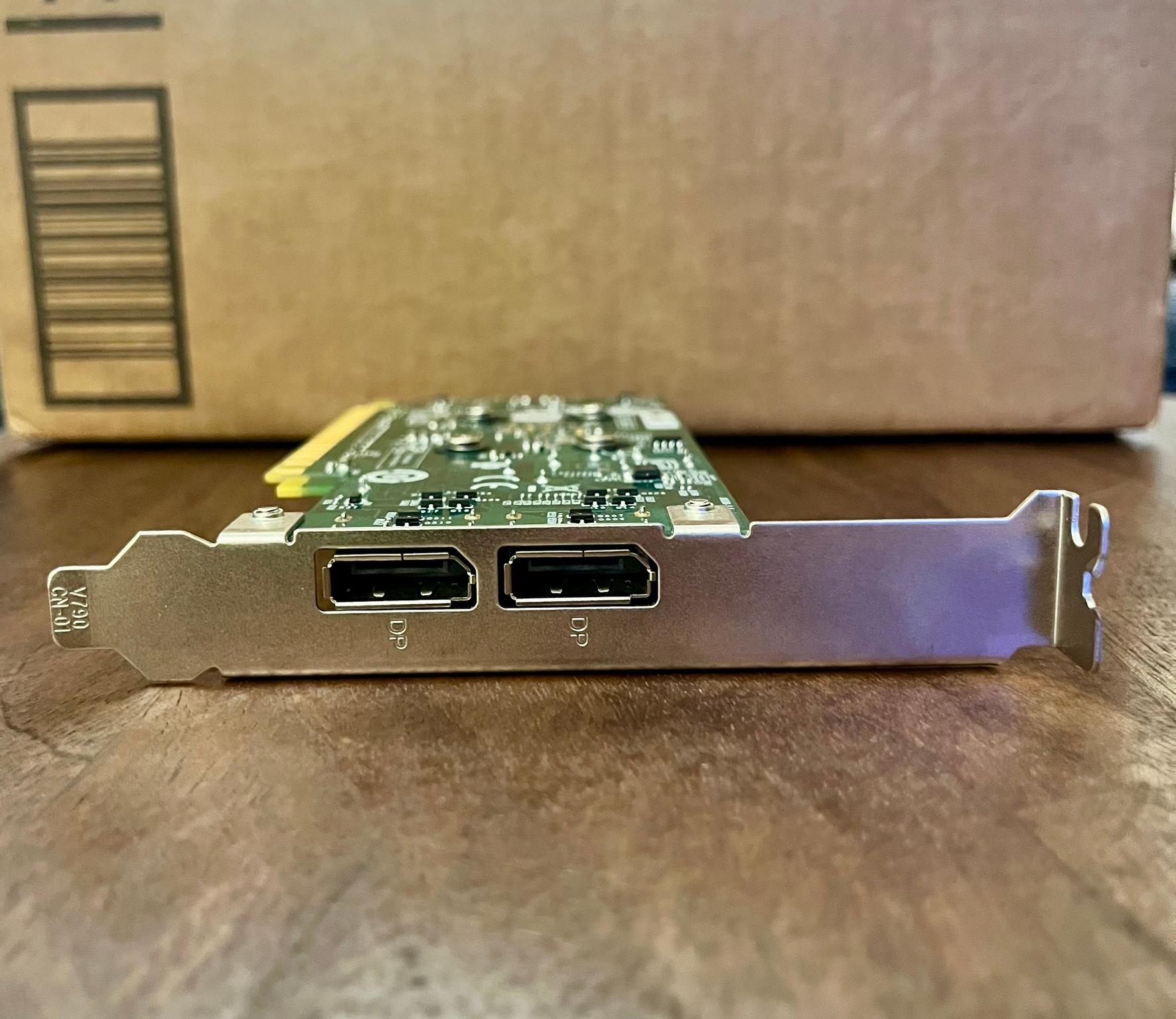 Nvidia GeForce GT 730 GPU, 2GB DDR3, 2x Display Port, manufactured by MSI for Dell