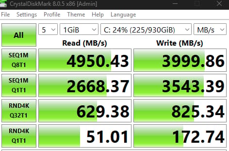 Corsair MP600 NVME SSD 1TB 97% Health (New Cheaper Price)