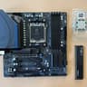 AMD Ryzen 5 7600X + Asrock B650M PG Riptide + GSkill 16GB 6000mhz DDR5 Combo - With Cooler