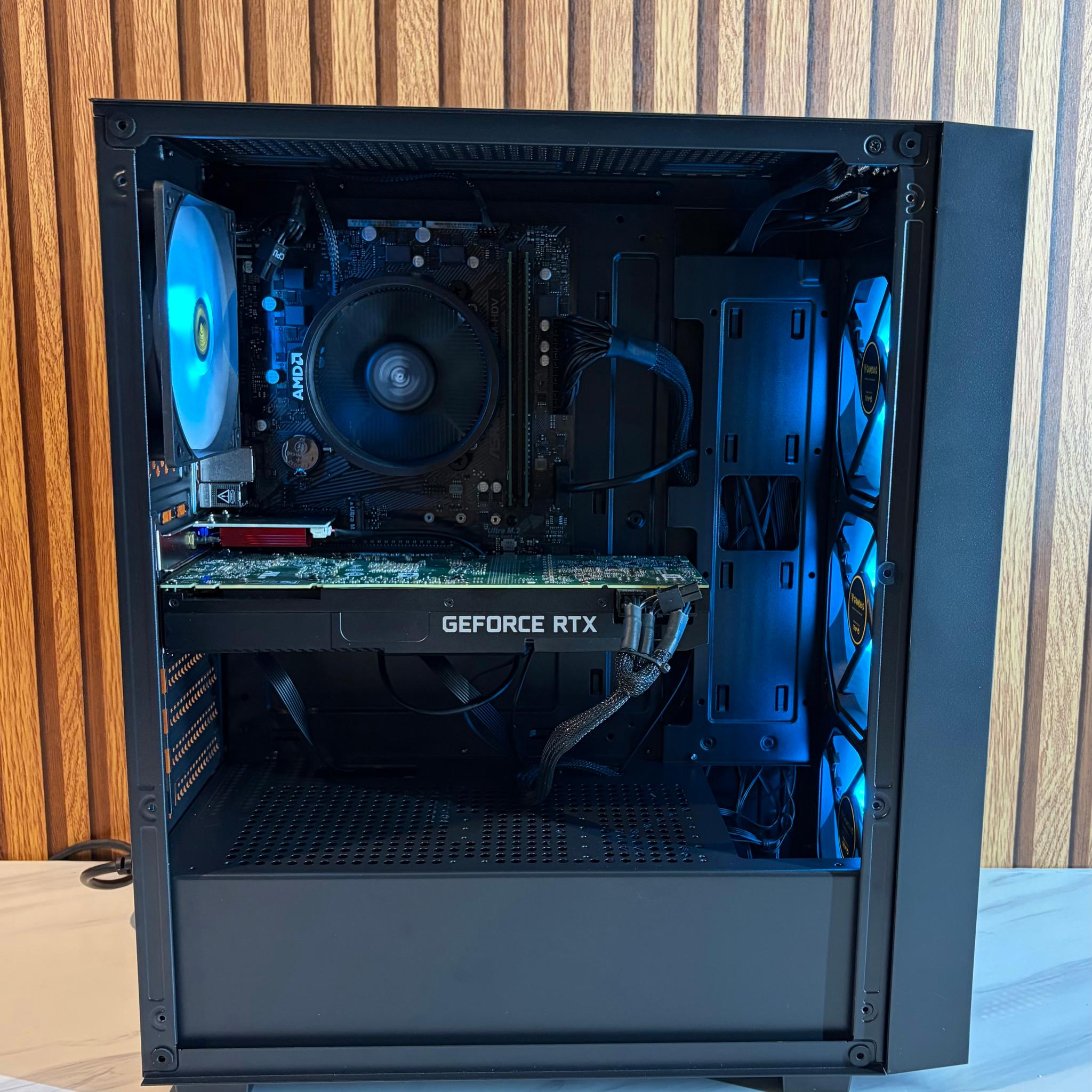 RTX 2070  | Ryzen 5 5500 | 16 GB ddr4 ram | 500GB SSD | 450W