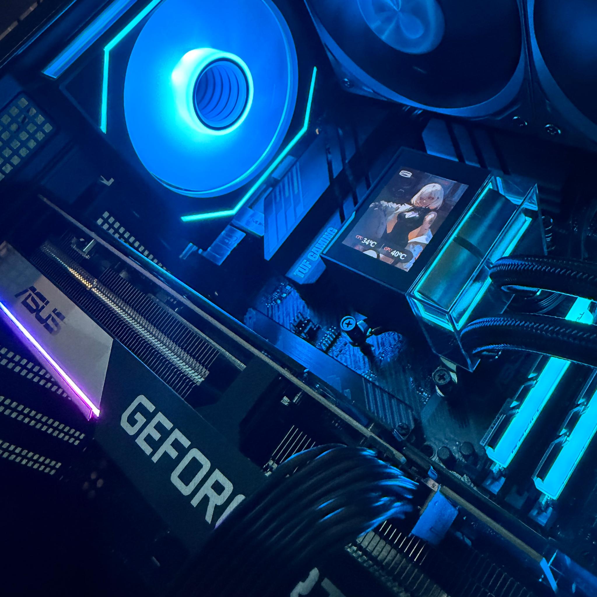 🔥 Brand New ASUS RTX 3060 Ti Gaming PC | Ryzen 5 5500 | ASUS TUF WiFi | 360mm LCD AIO