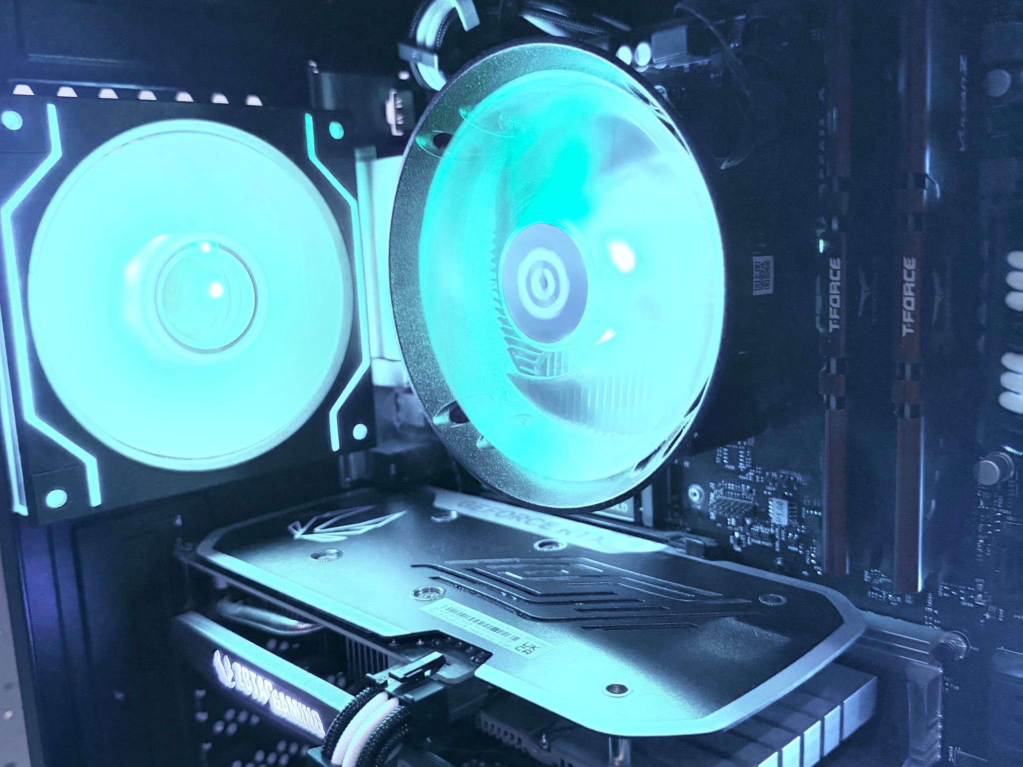 🔵"Azure Phantom"⚫️| 1080p Gaming | RTX 4060 | Ryzen 5 5500 | 32B Ram | 1TB NVMe Storage