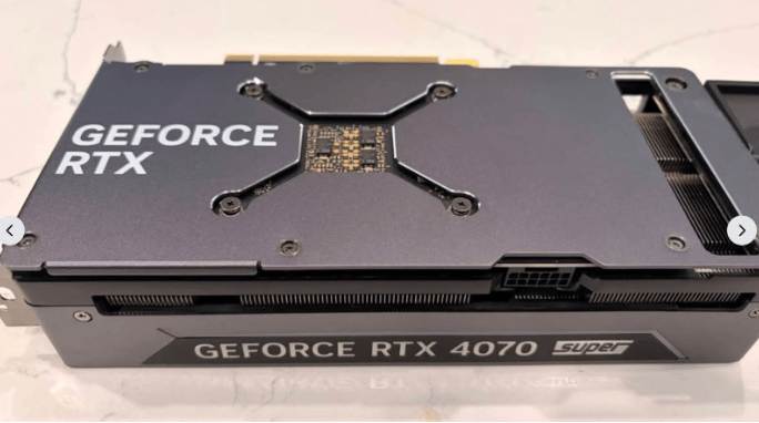 RTX 4070 Super Graphics Card 12GB GDDR6X Lenovo OEM with Anti Sag Bracket